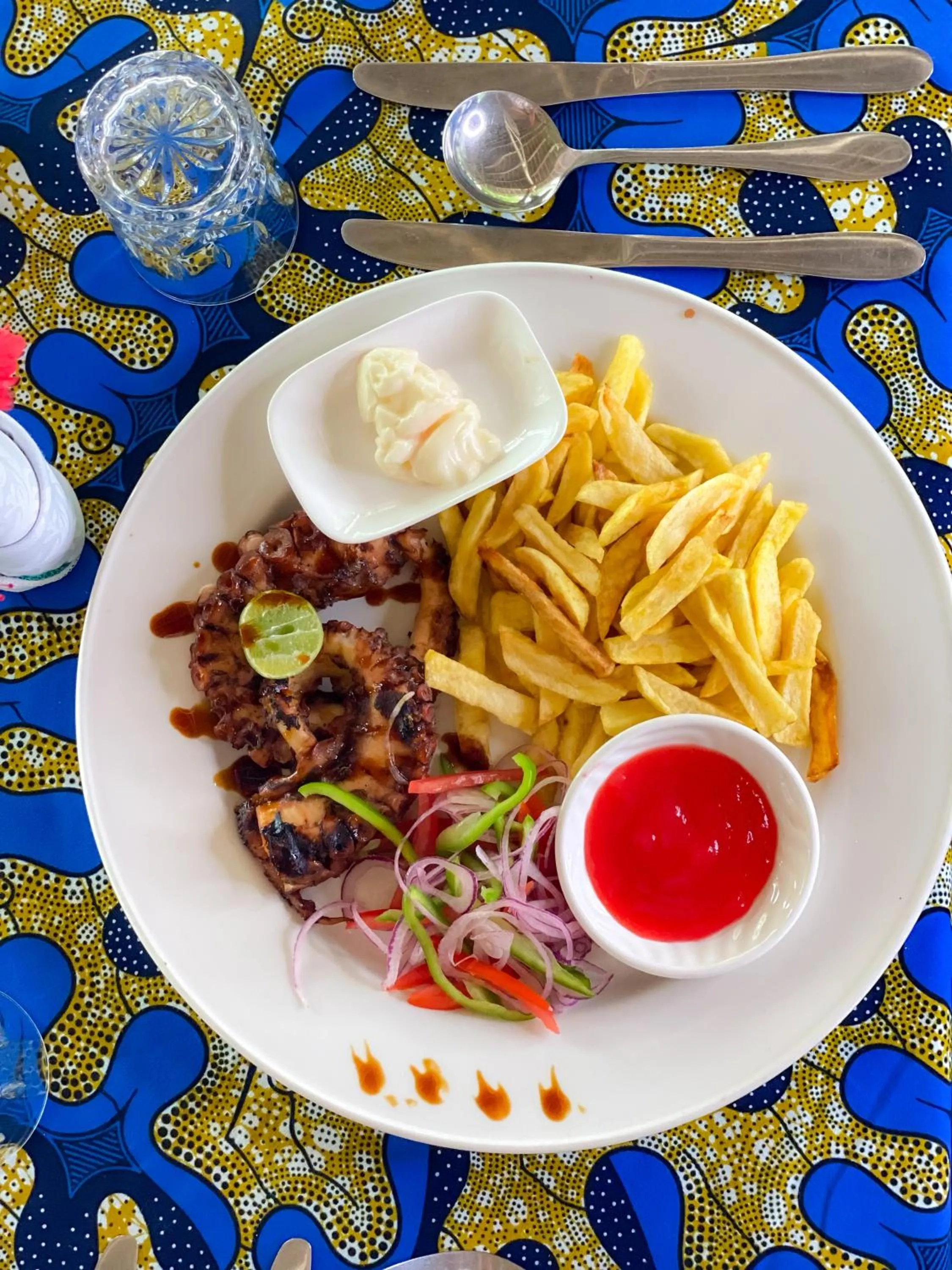 Food in Bella Vista Resort Zanzibar