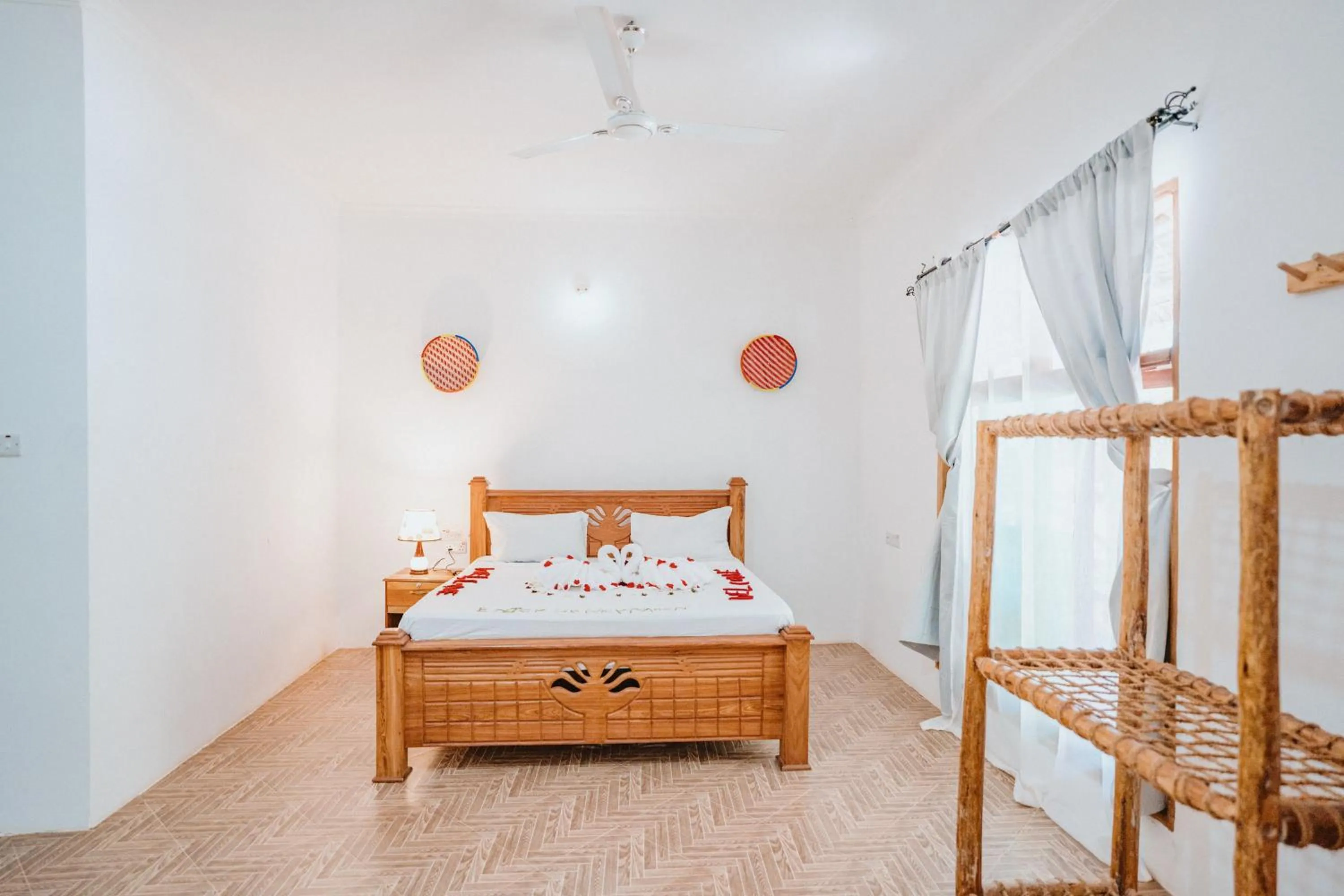 Bed in Bella Vista Resort Zanzibar