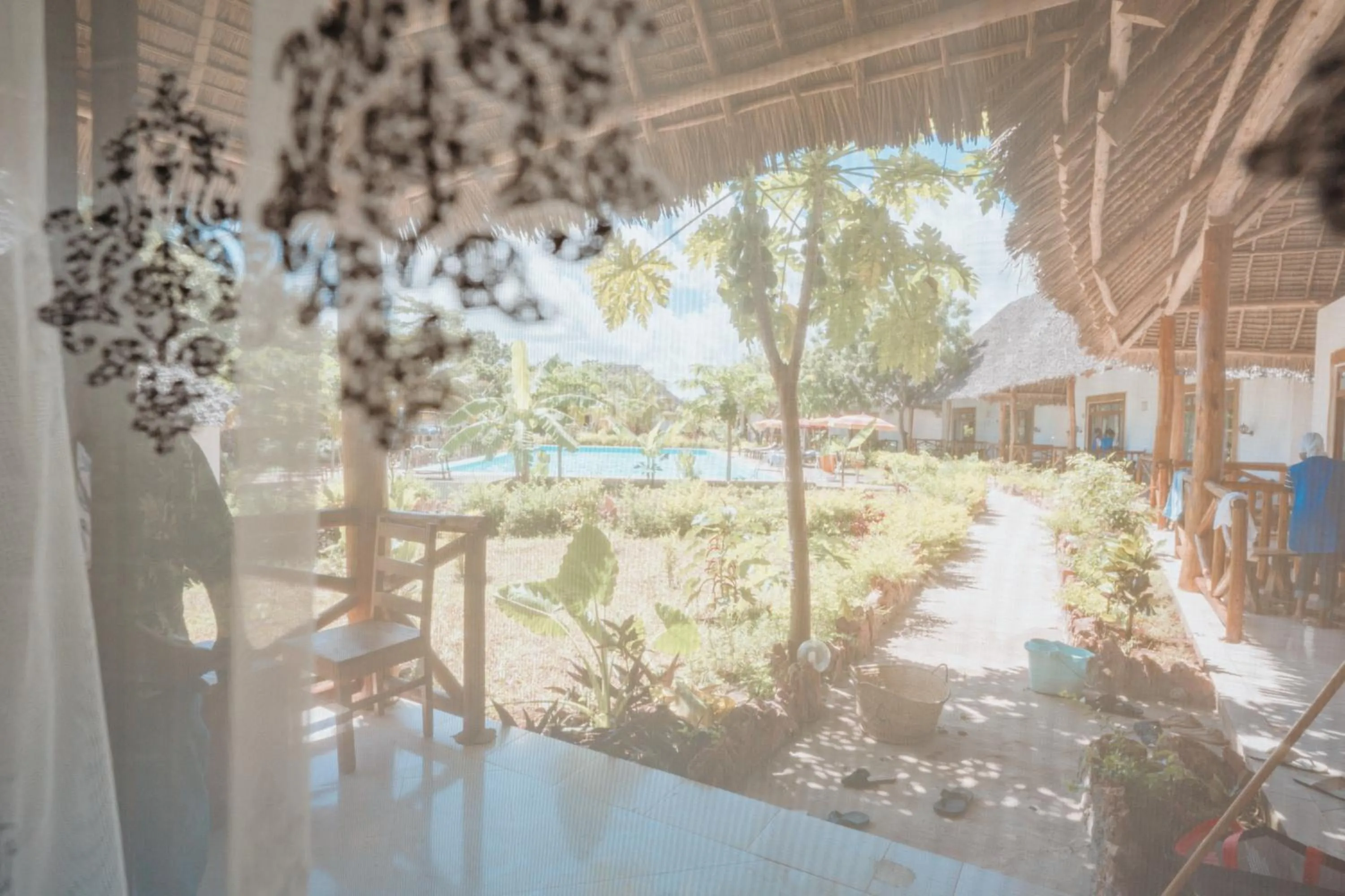 Pool view in Bella Vista Resort Zanzibar