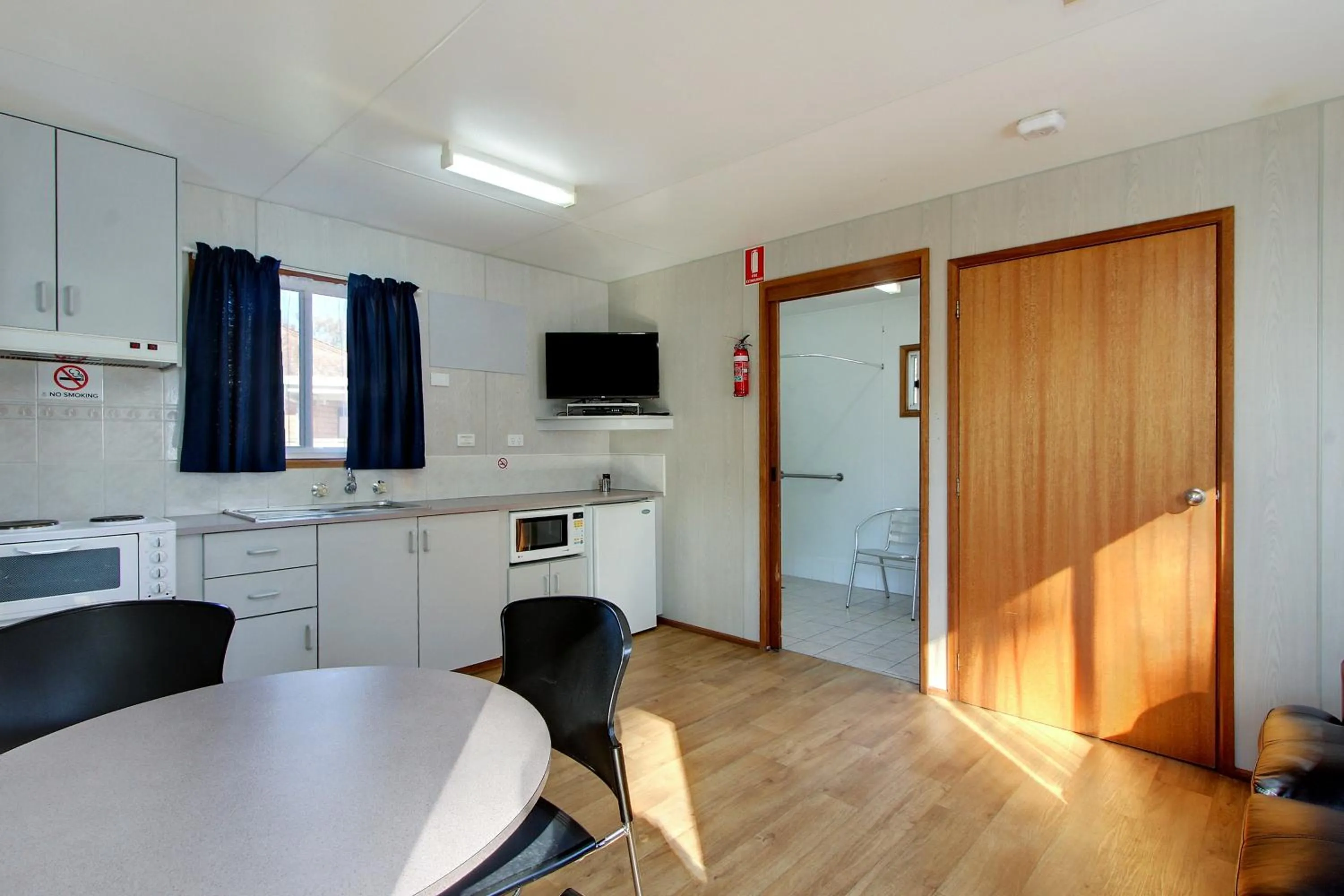 Dining area in Gawler Caravan Park