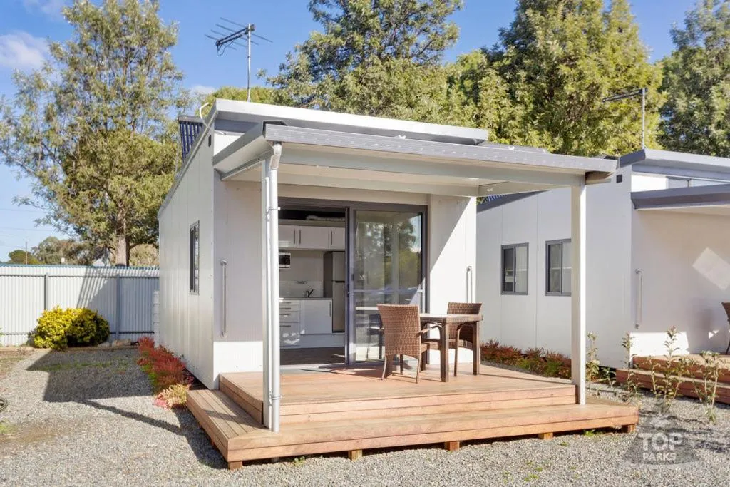 Patio in Gawler Caravan Park