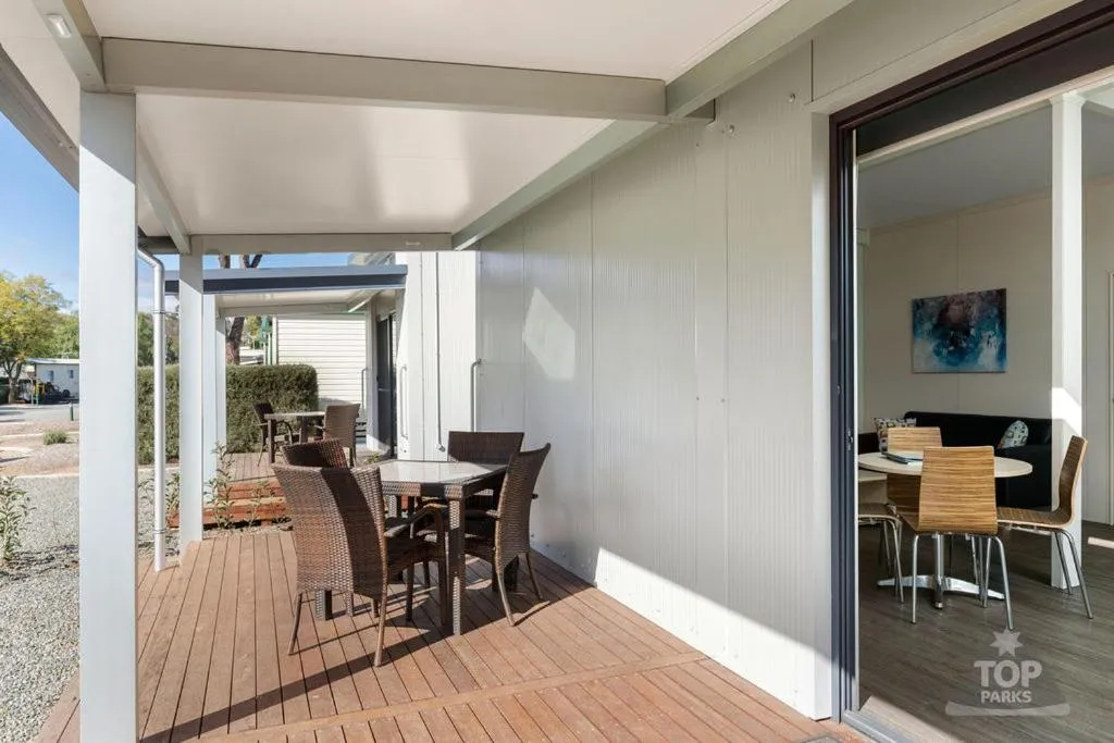 Patio in Gawler Caravan Park