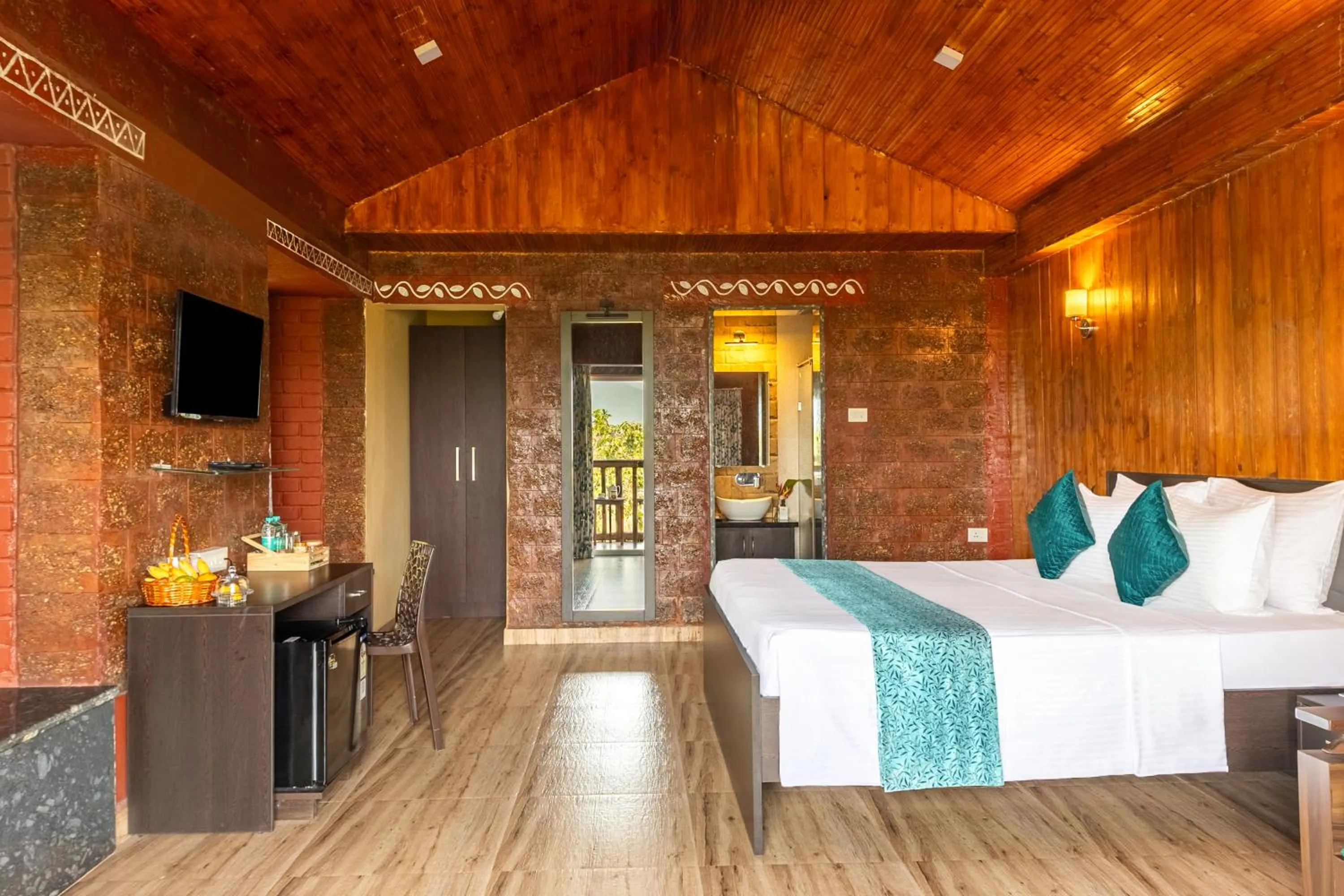 Bedroom in Nature Trails Rock Valley, Goa