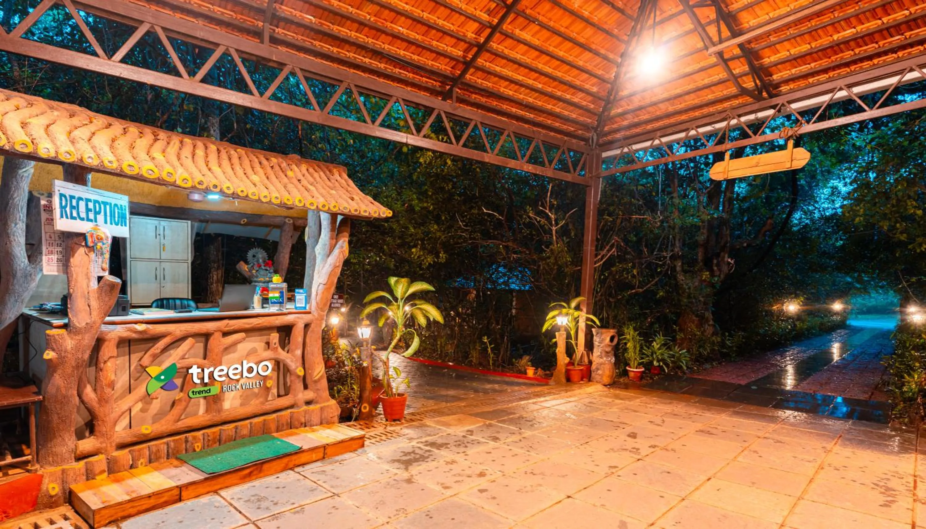 Lobby or reception in Treebo Rock Valley