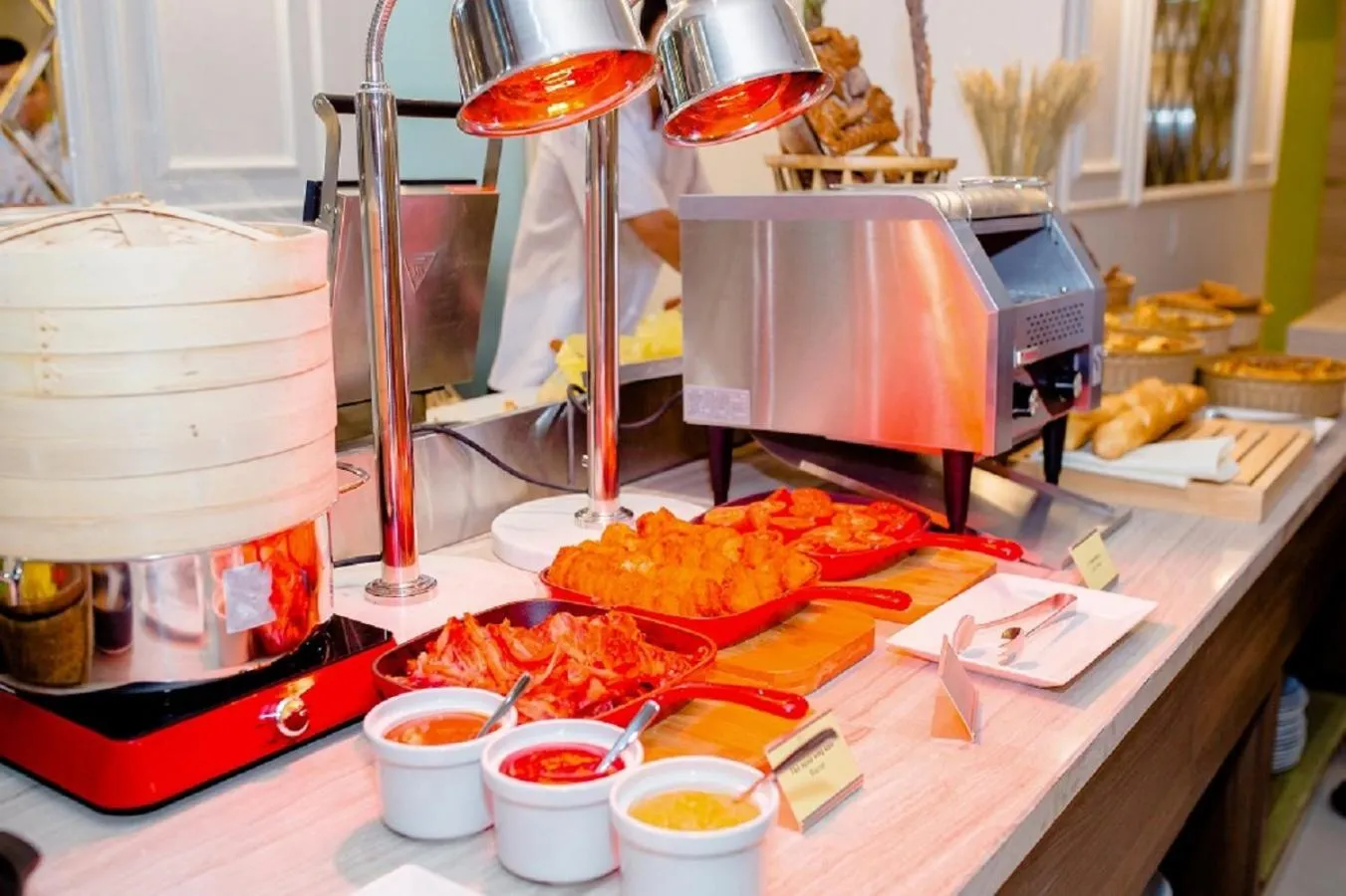 Breakfast in Glamour Hotel Da Nang