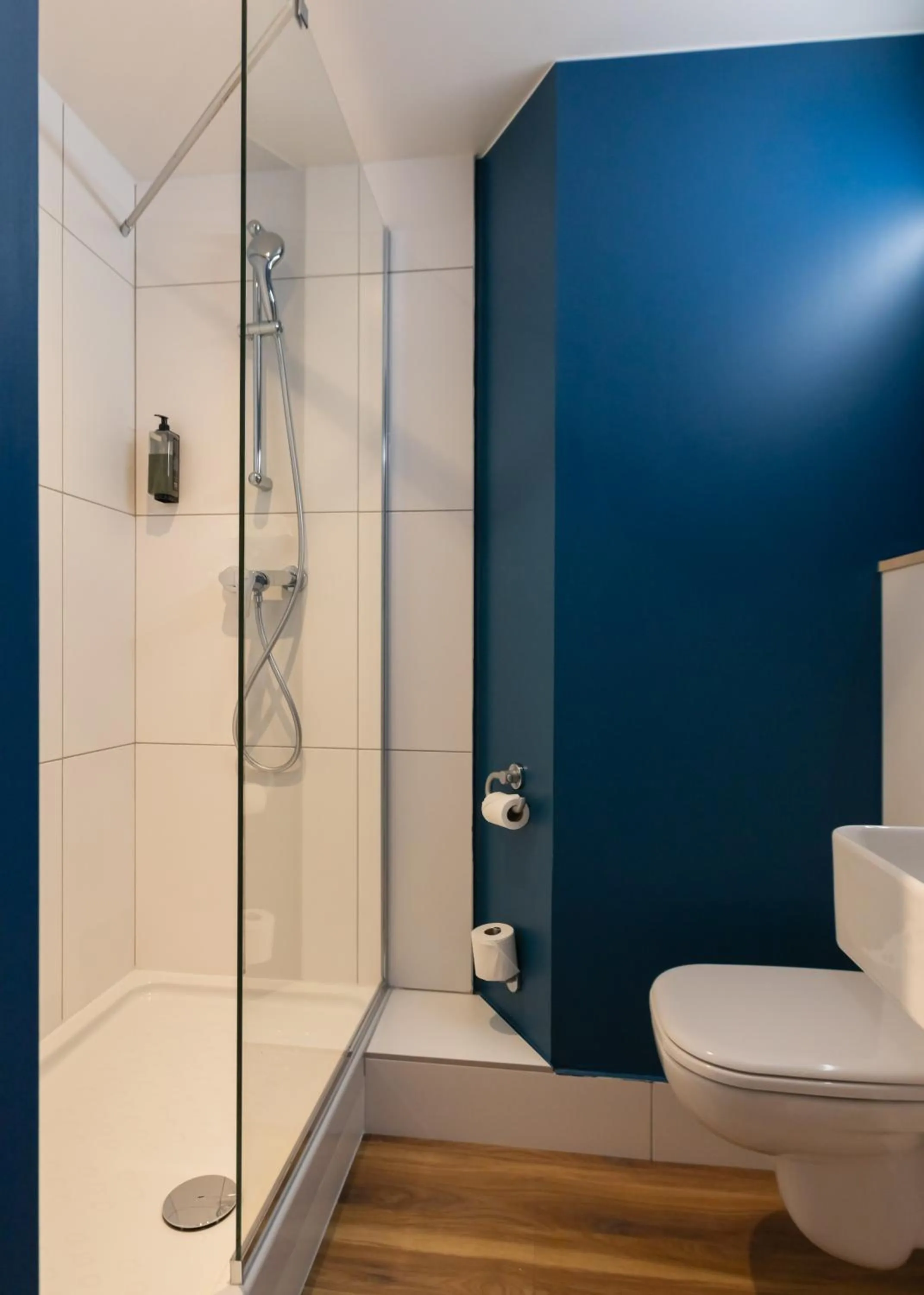 Bathroom in ibis budget Lyon Villeurbanne