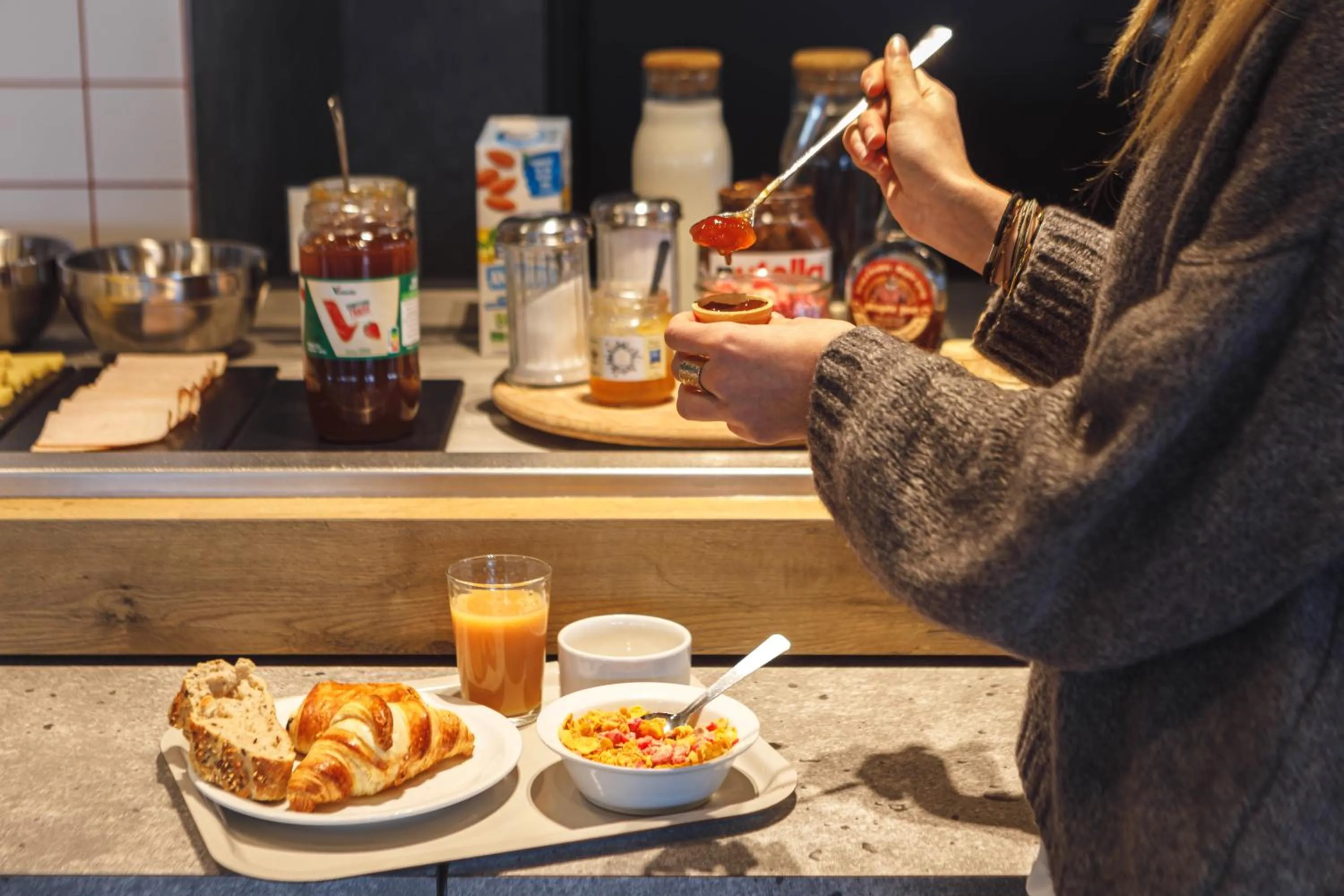 Breakfast in ibis budget Lyon Villeurbanne