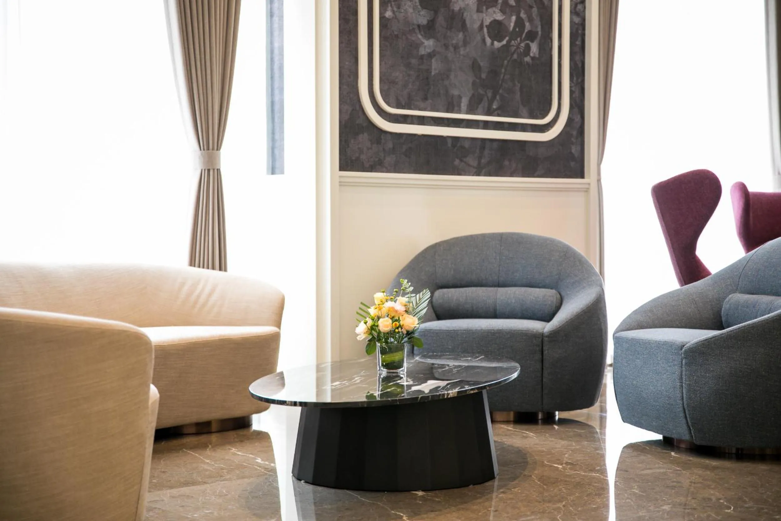 Seating area in Mercure Xi'an Qujiang