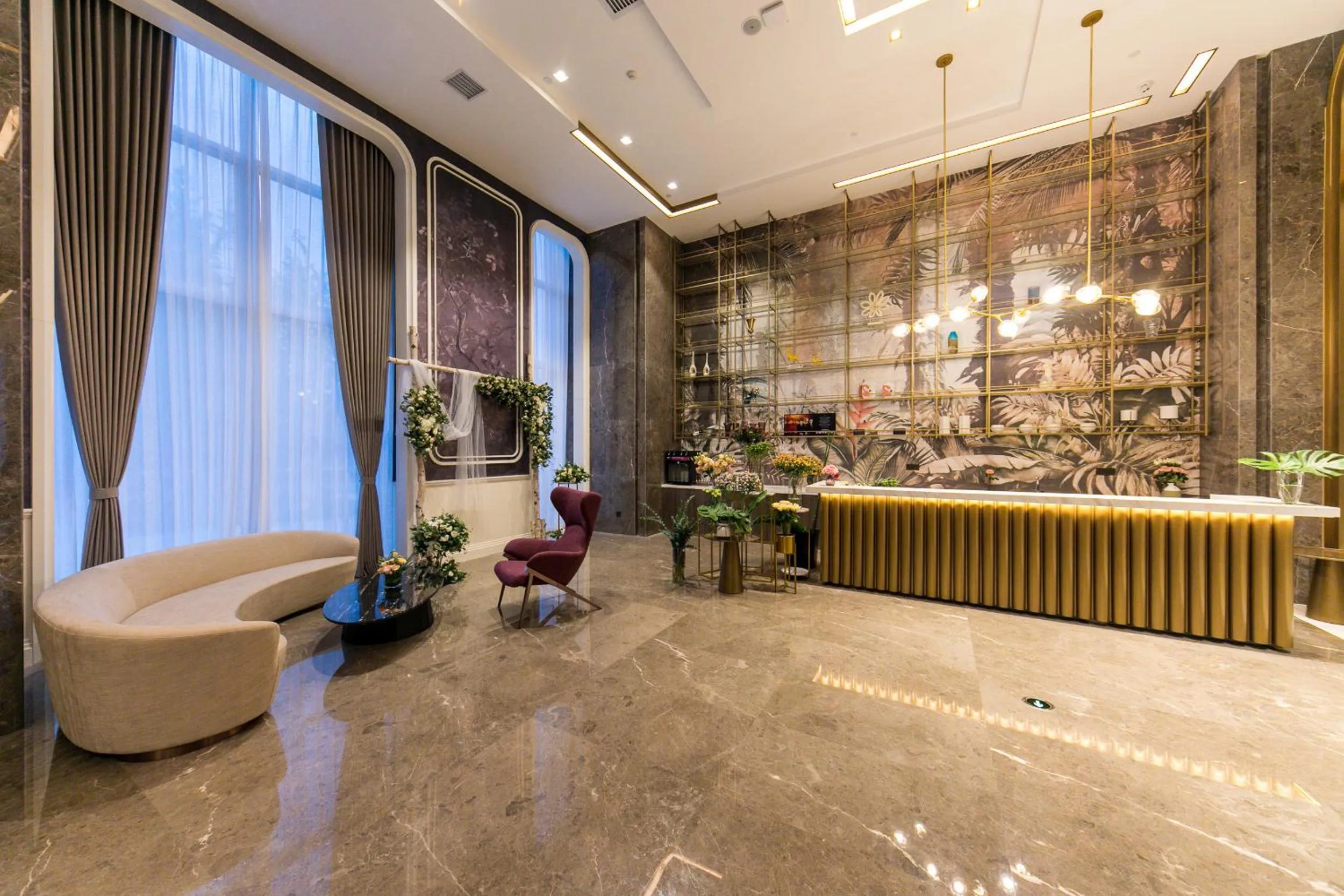 Seating area in Mercure Xi'an Qujiang