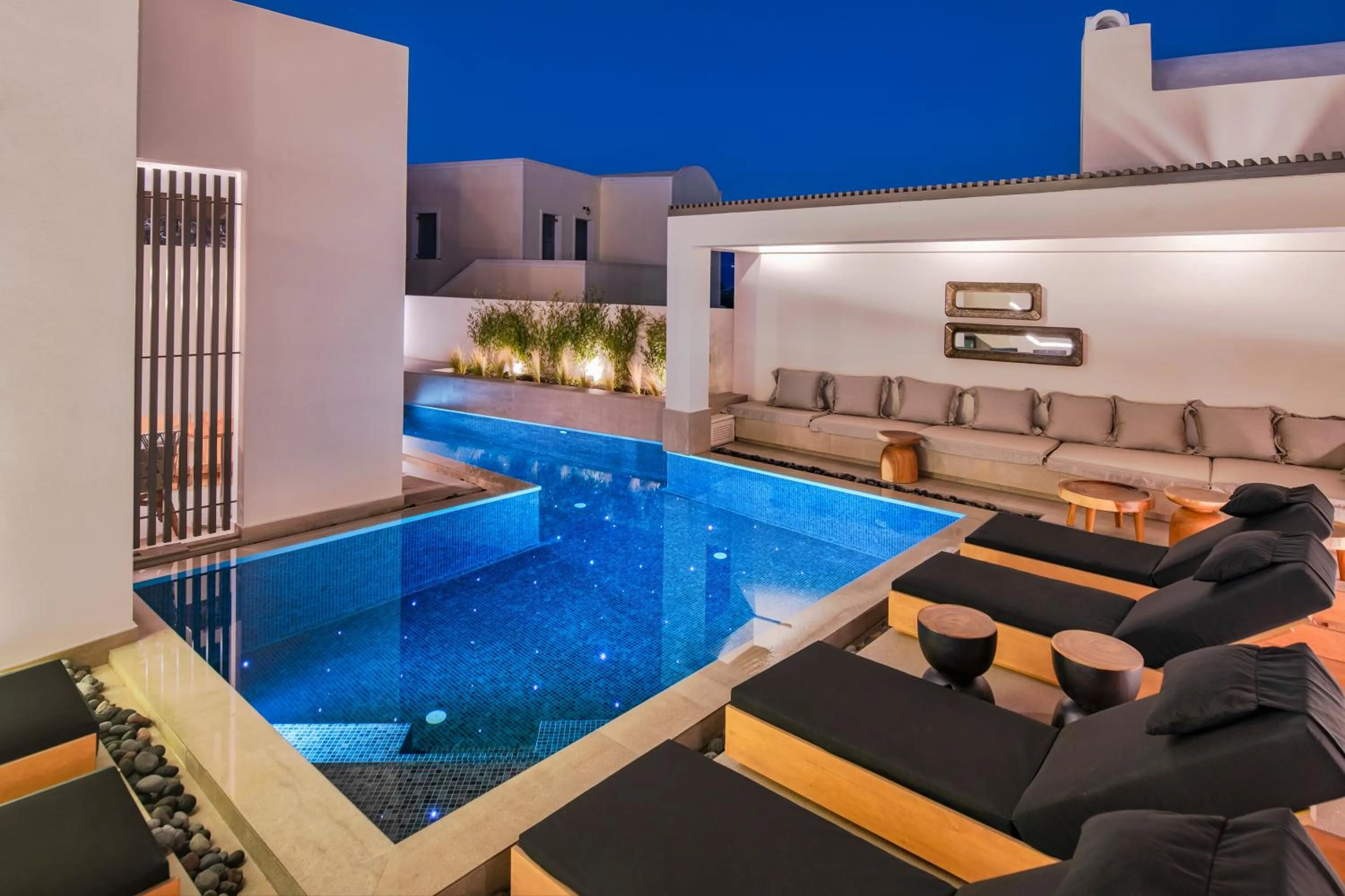 Swimming pool in Uma Ray Suites