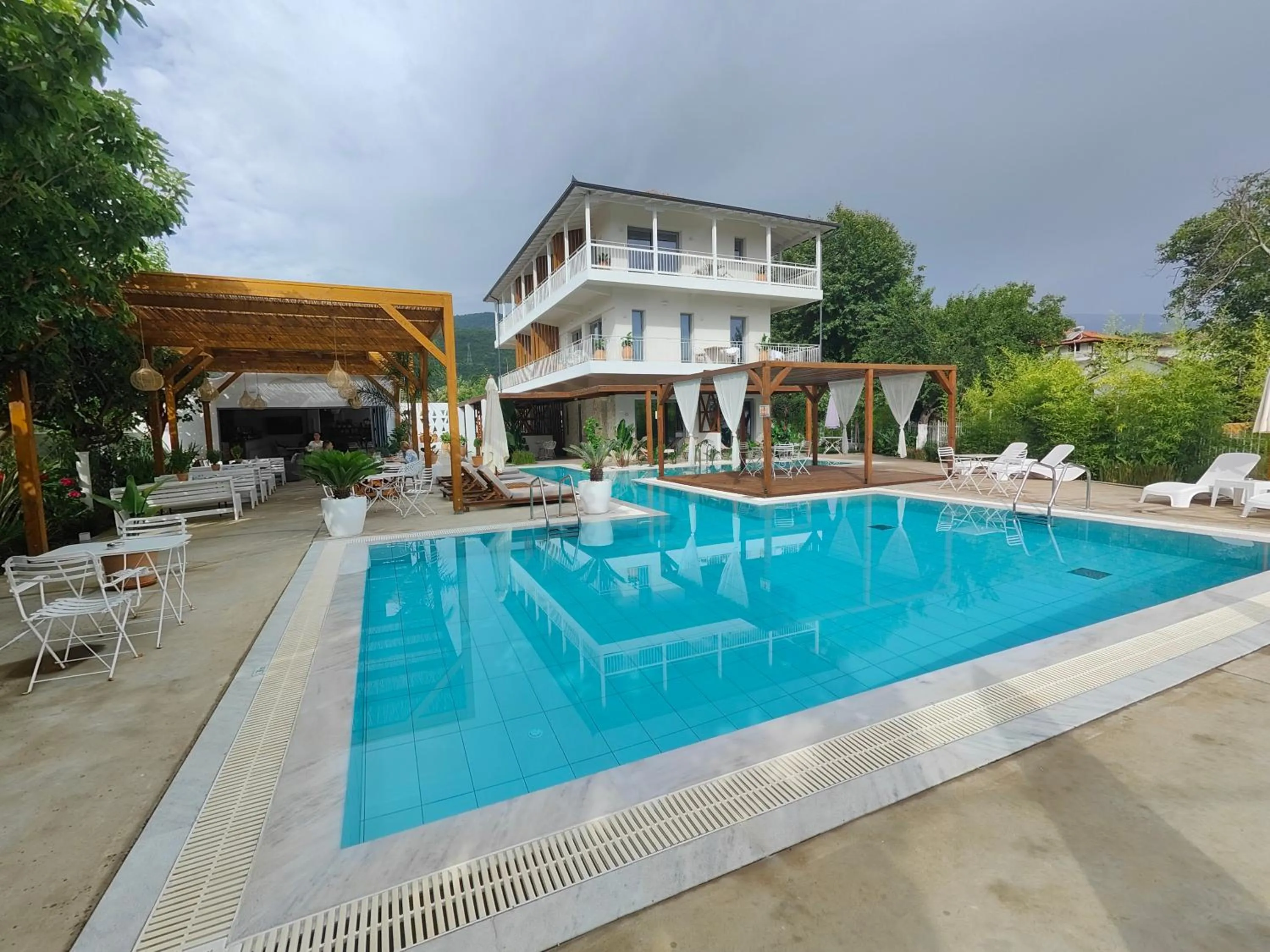 Swimming pool in Agorastos Luxury Living