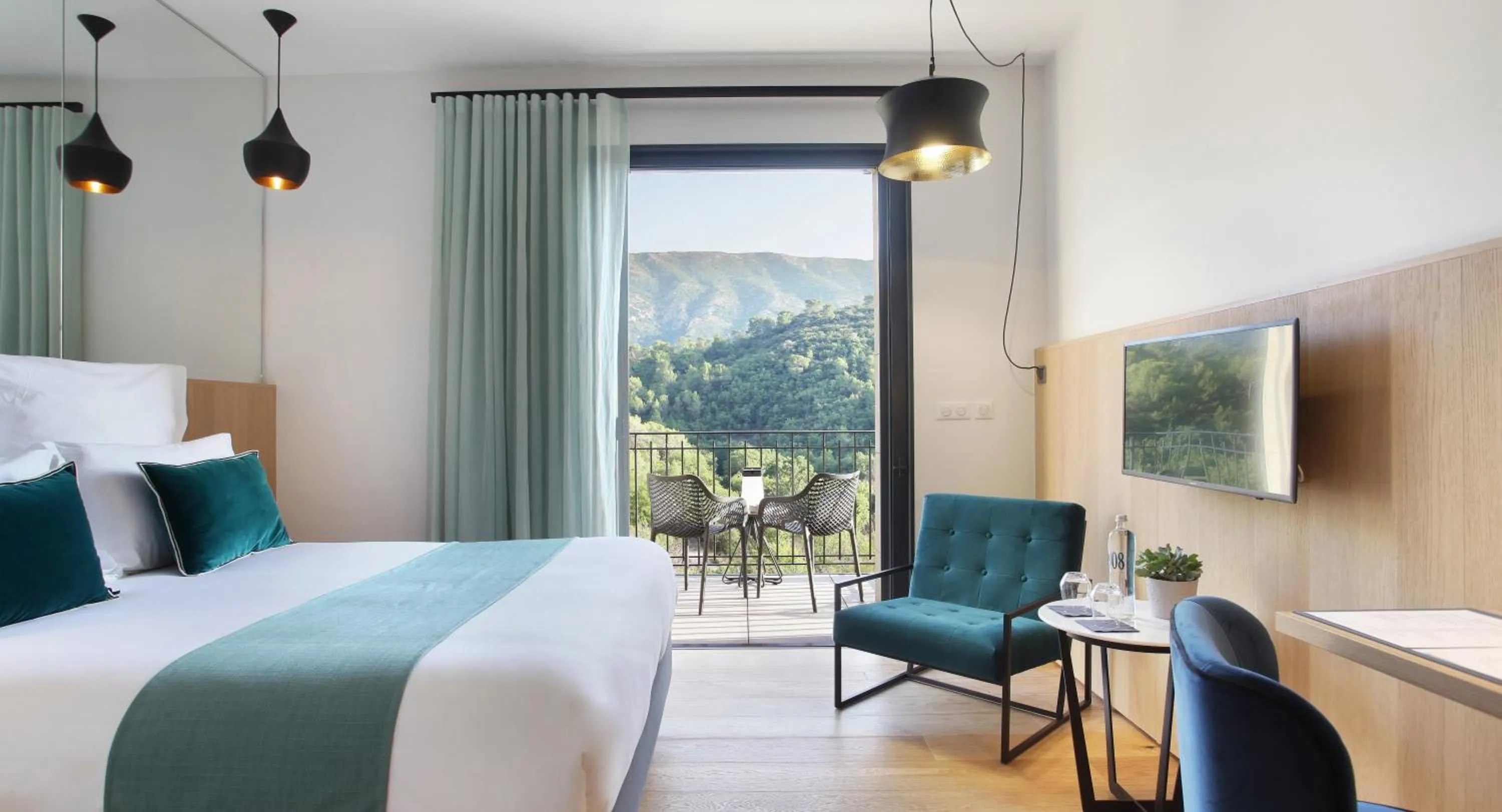 Bed in Hôtel Sainte Victoire