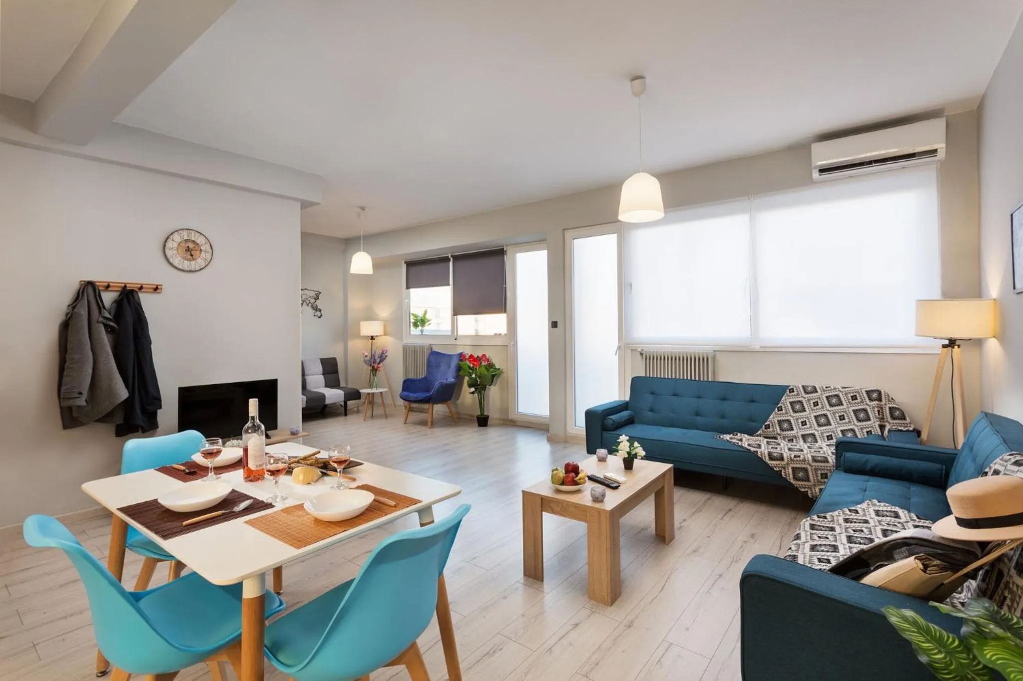 Seating area in Premium Homes by Athens Stay