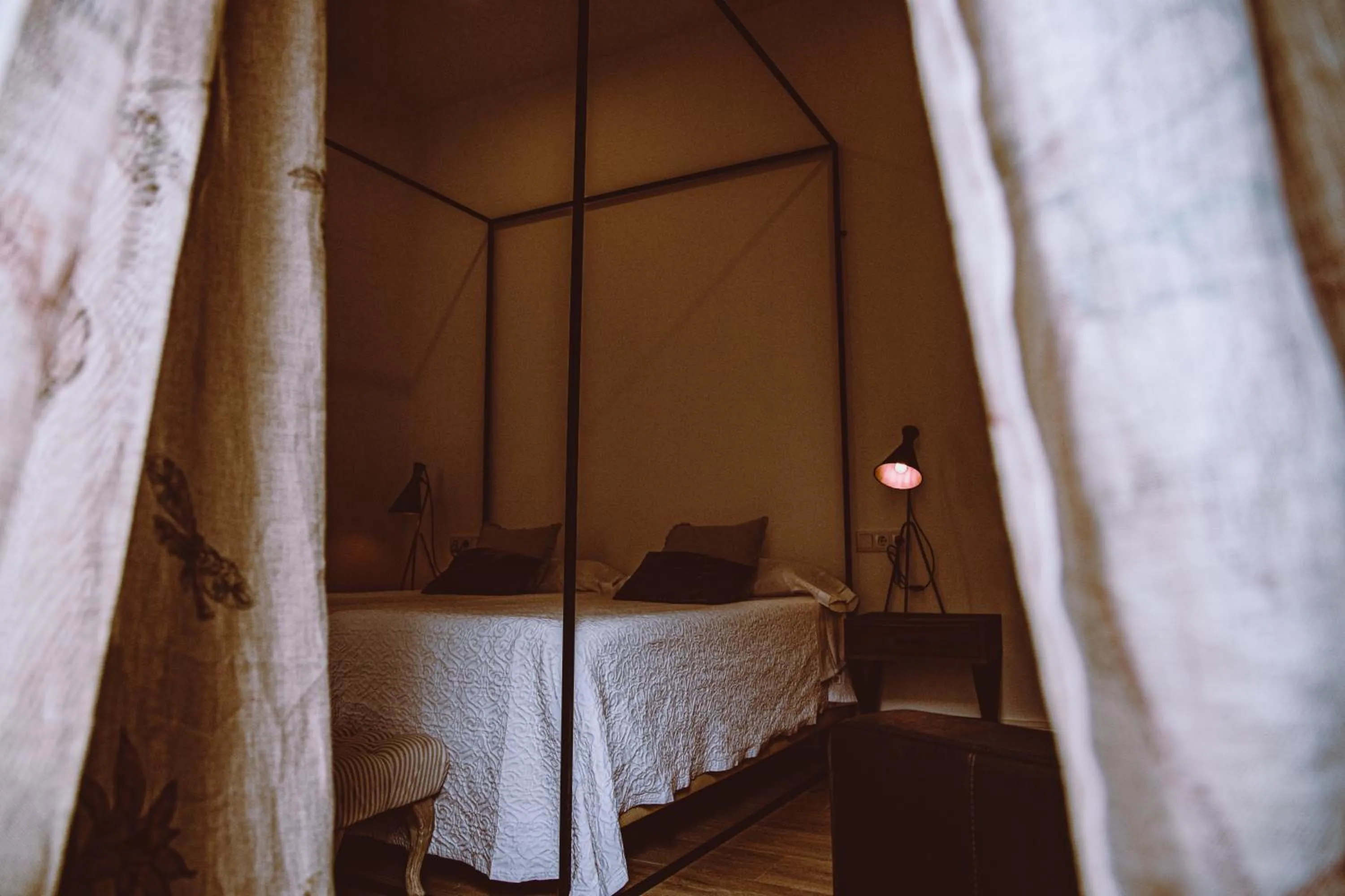 Bed in HOTEL LUZ ALMONASTER