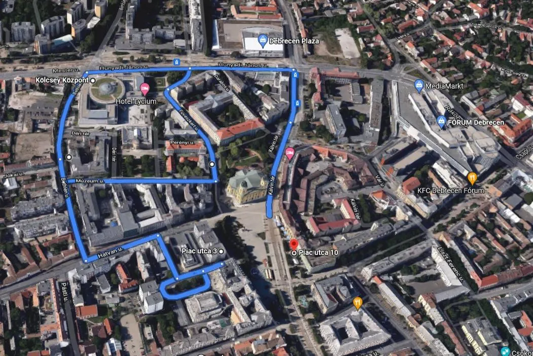 Property building in Visit Debrecen Apartman