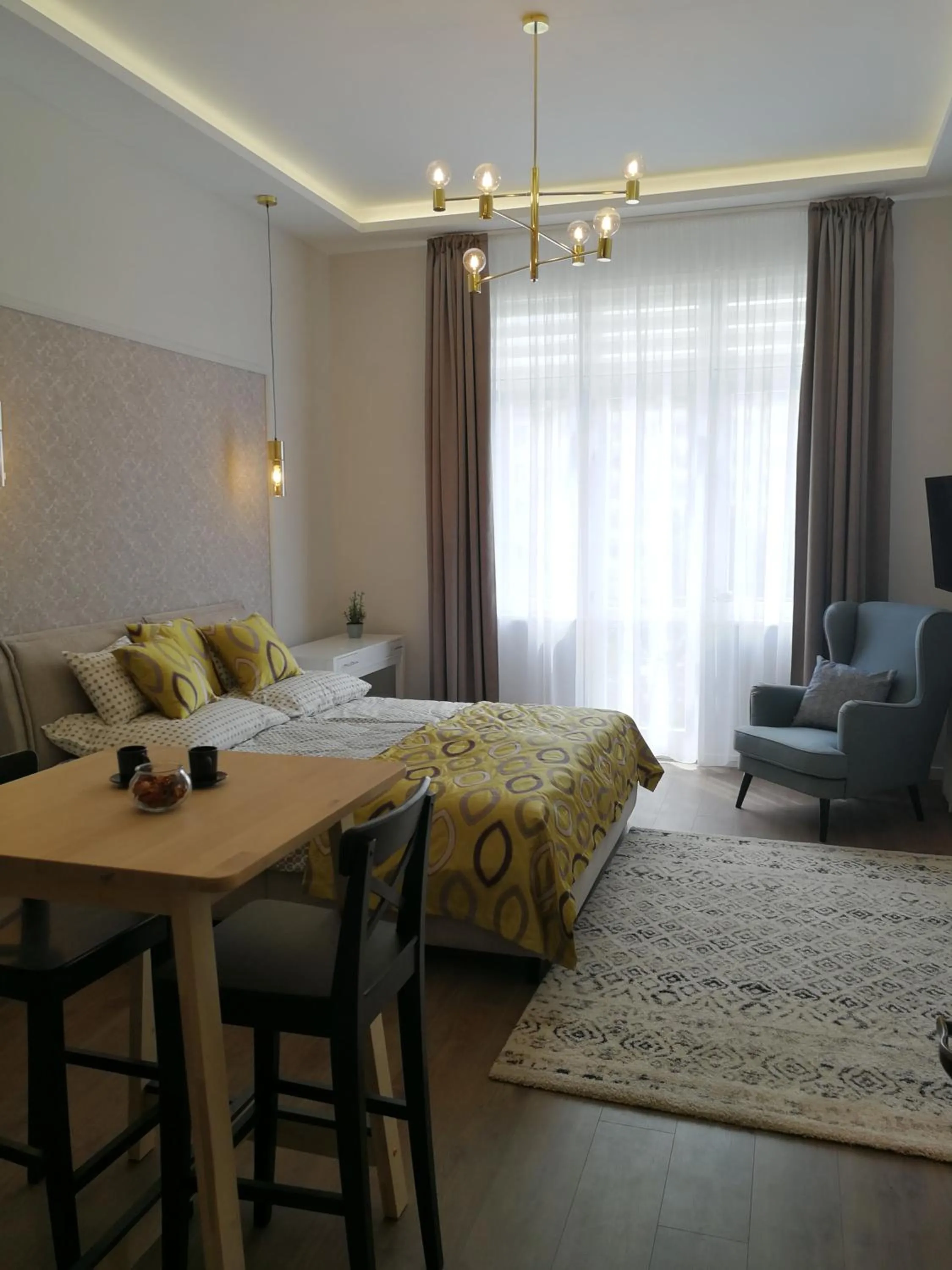 Bedroom, Bed in Visit Debrecen Apartman