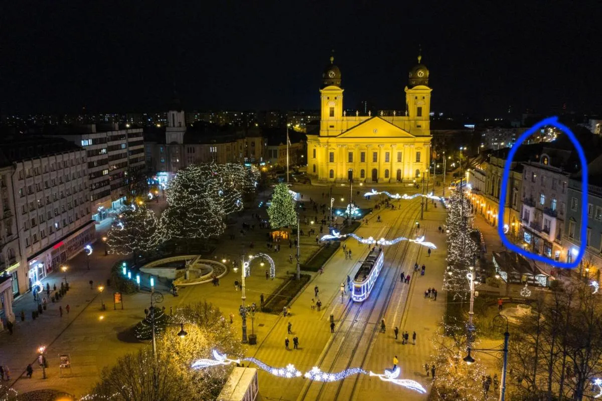 Bird's eye view in Visit Debrecen Apartman