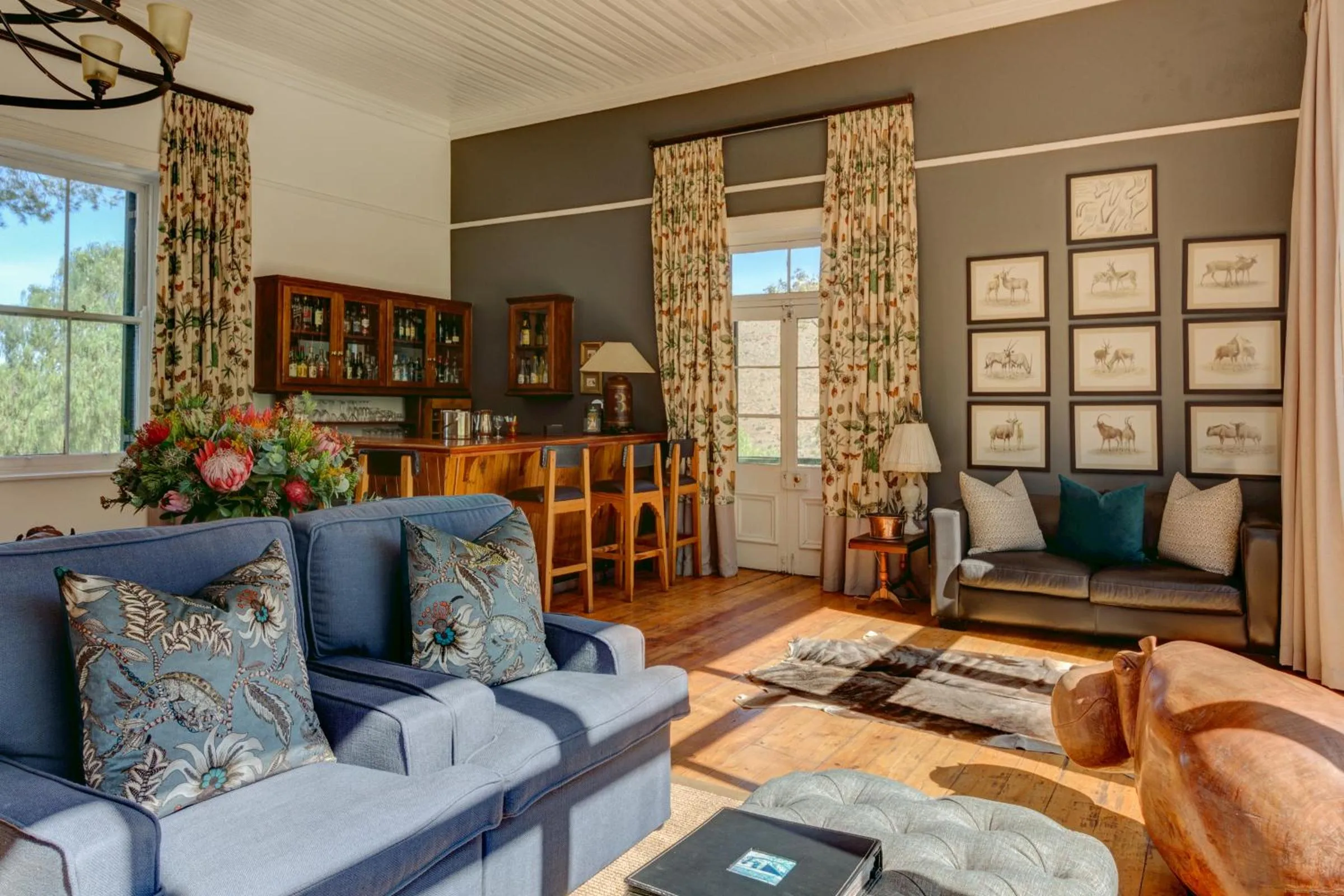 Living room in Lemoenfontein