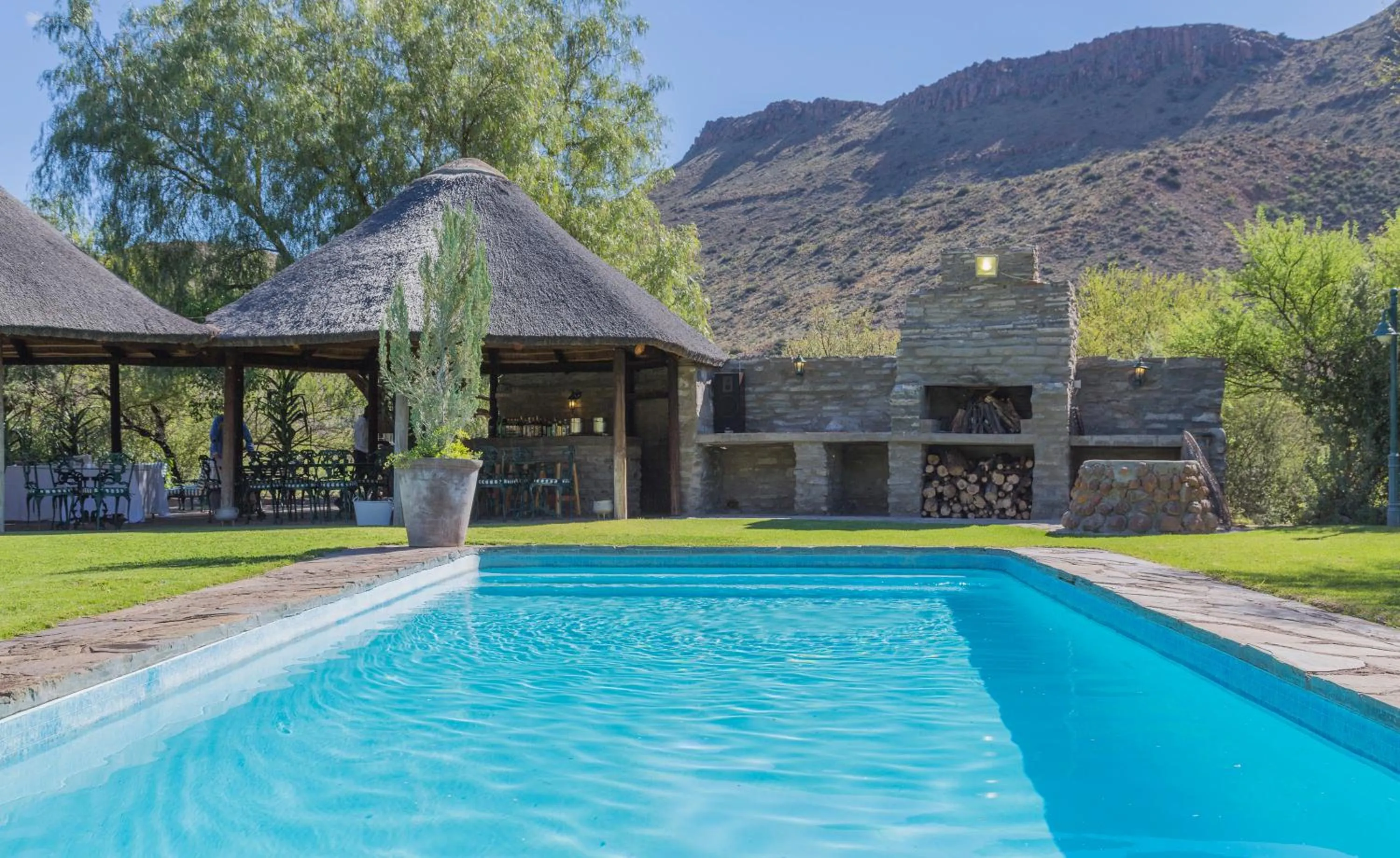 Swimming pool in Lemoenfontein