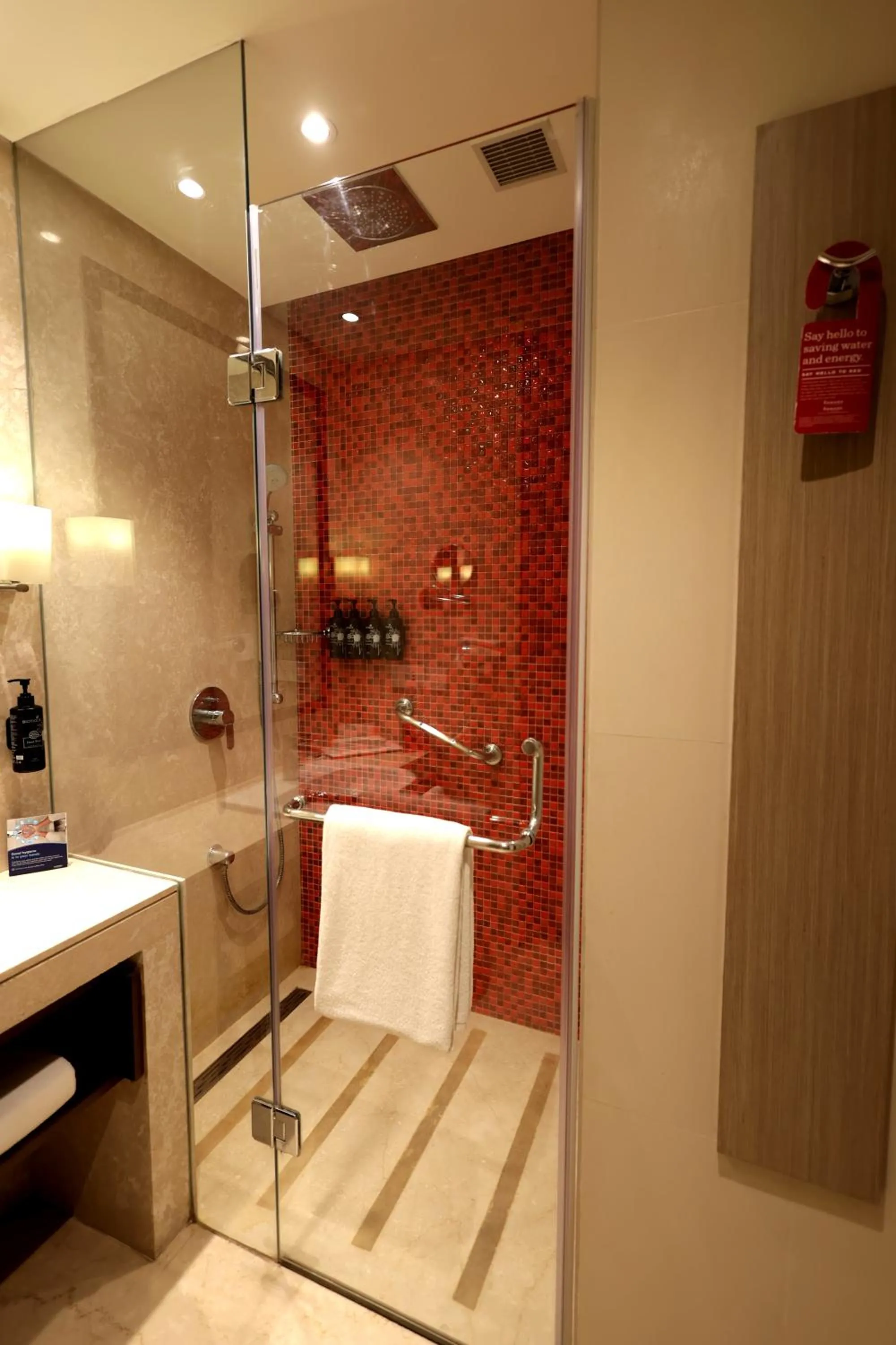 Bathroom in Ramada Plaza by Wyndham Lucknow
