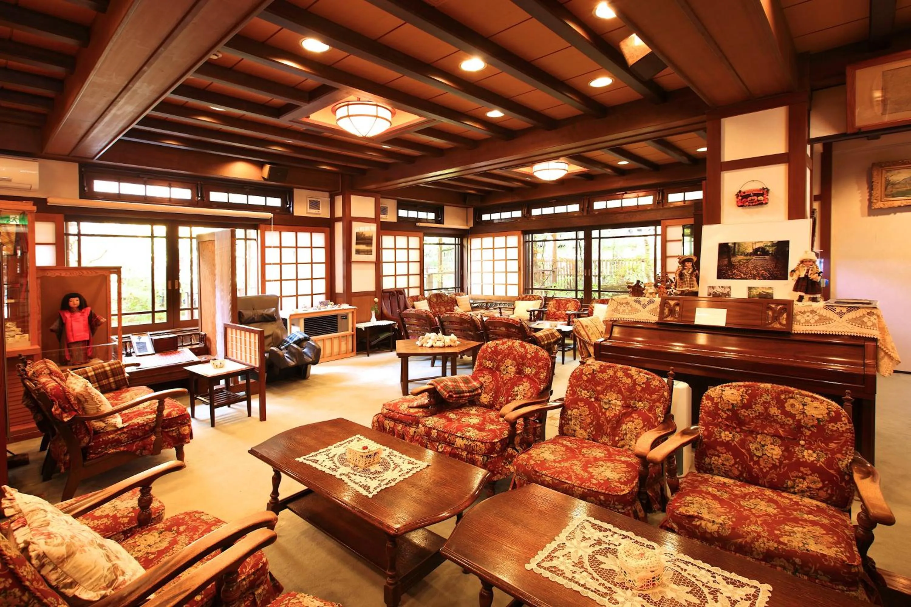 Lobby or reception in Tsuruya Ryokan
