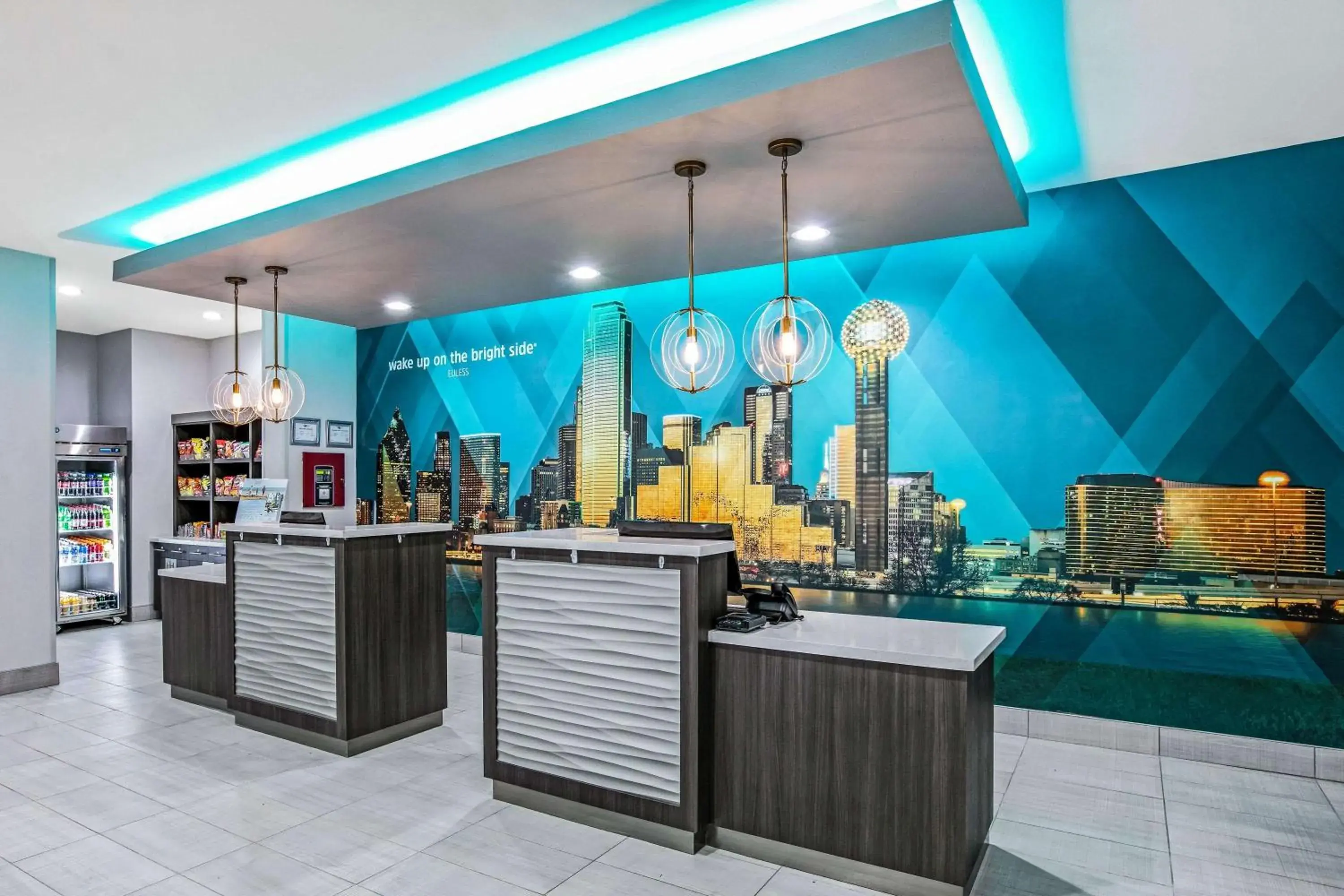 Lobby or reception in La Quinta Inn & Suites DFW West-Glade-Parks Lobby or reception in La Quinta Inn & Suites DFW West-Glade-Parks