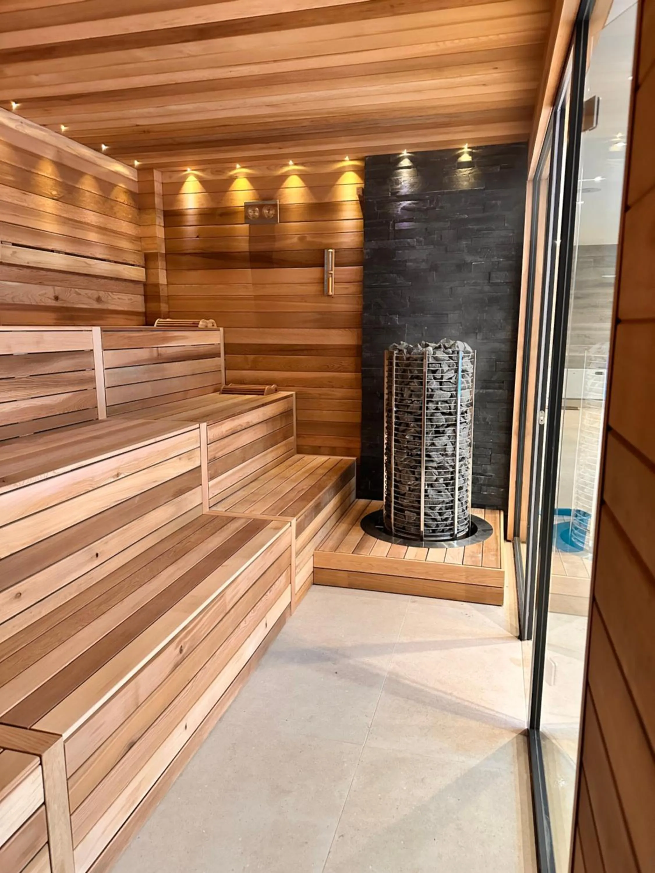 Sauna in Predela LUX Aparthotel