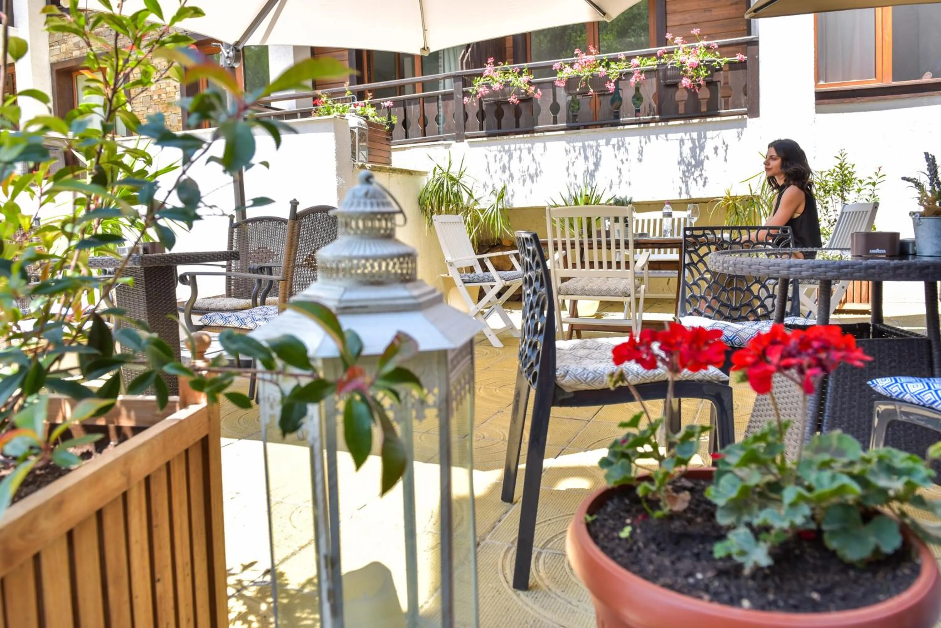 Garden view in Predela LUX Aparthotel