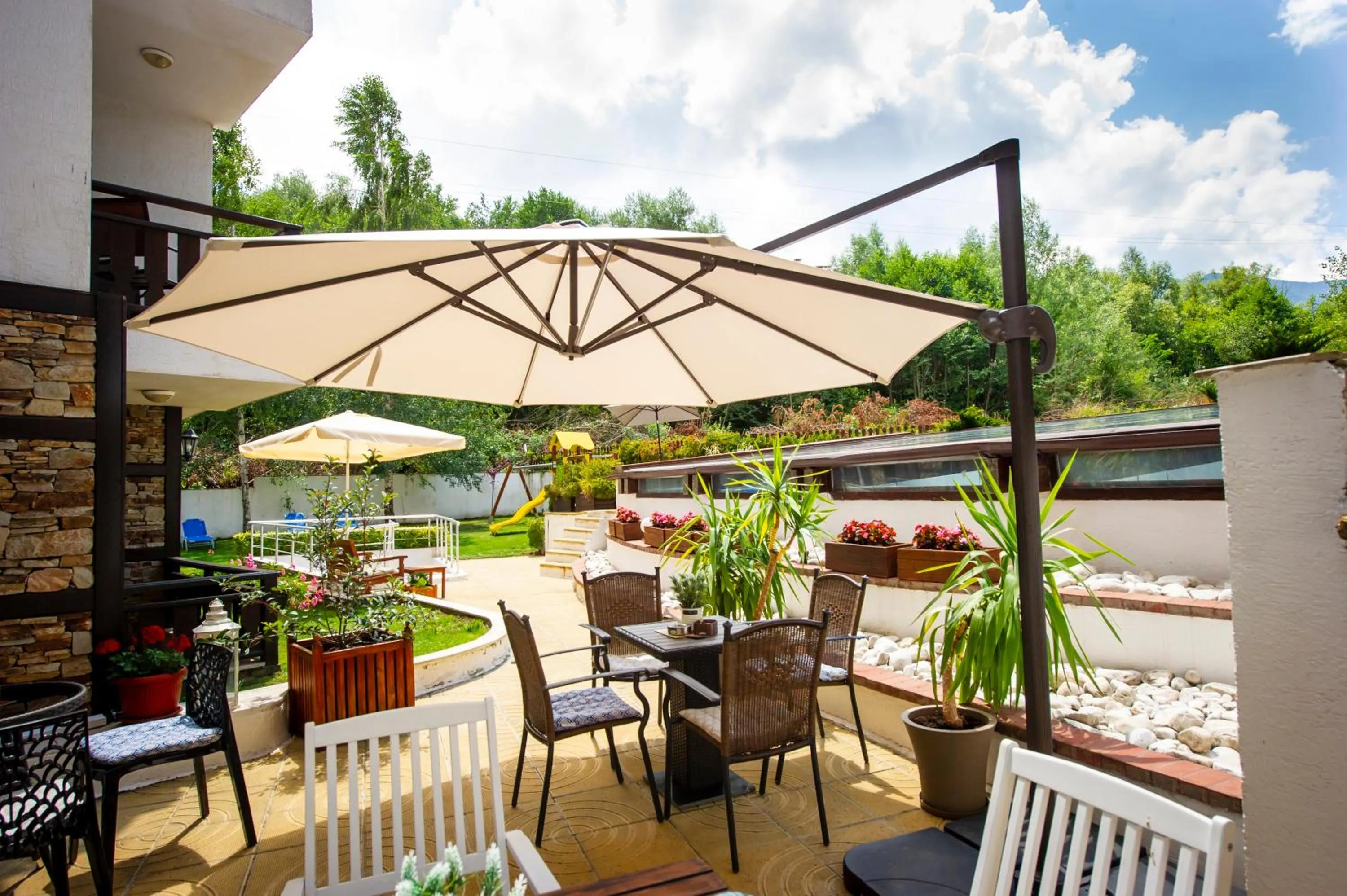 Garden view in Predela LUX Aparthotel