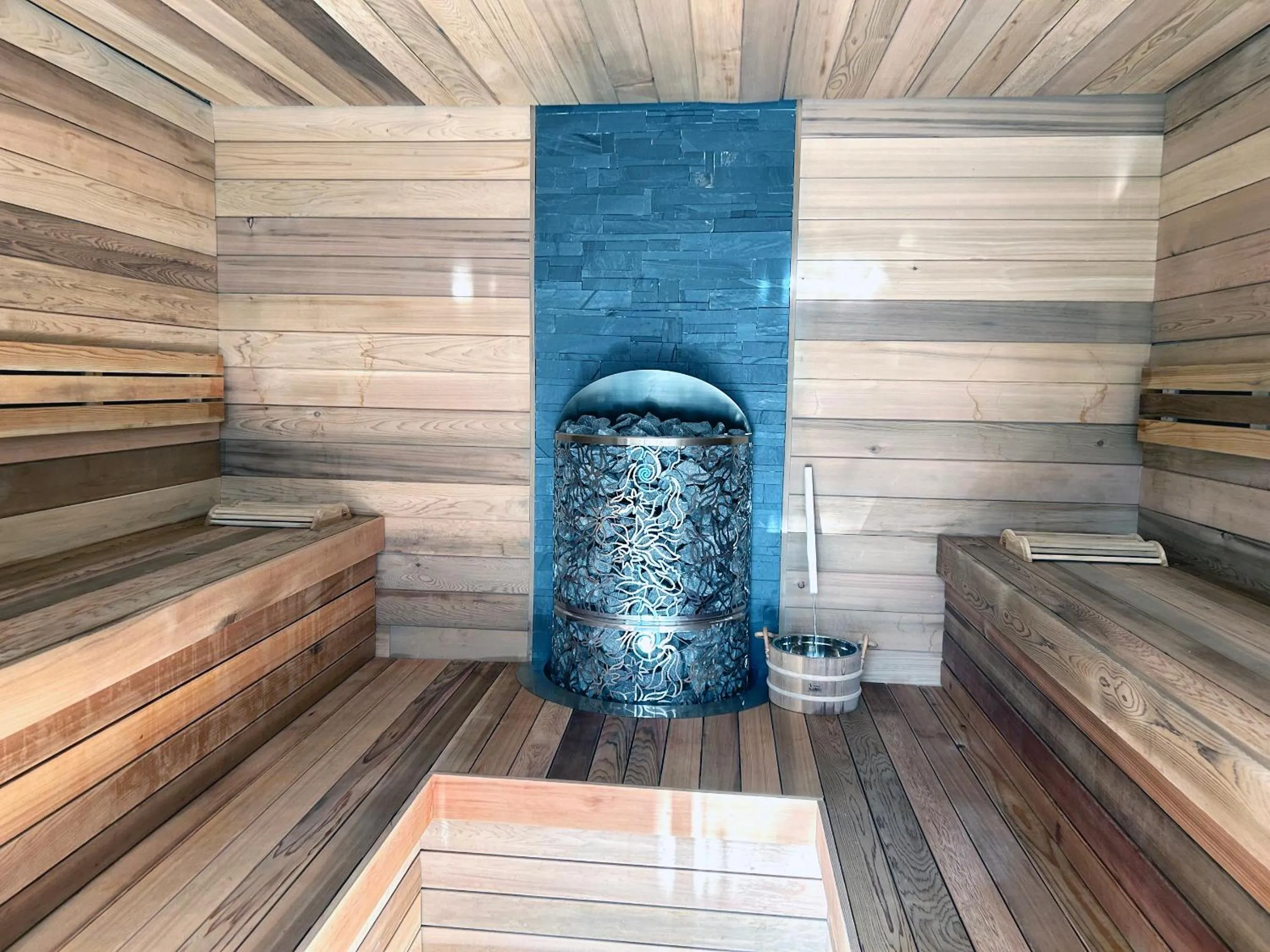 Sauna in Predela LUX Aparthotel