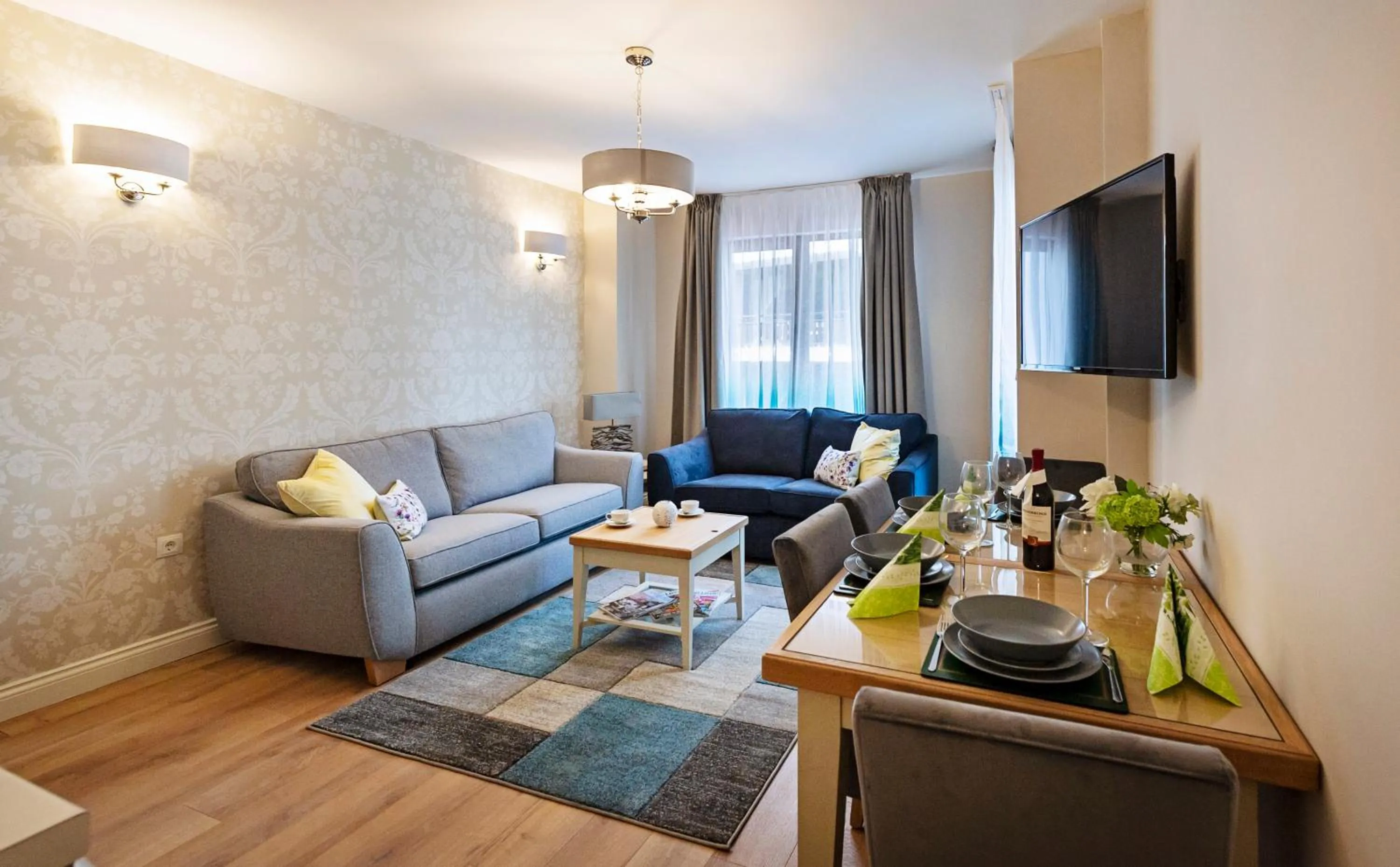 Seating area in Predela LUX Aparthotel