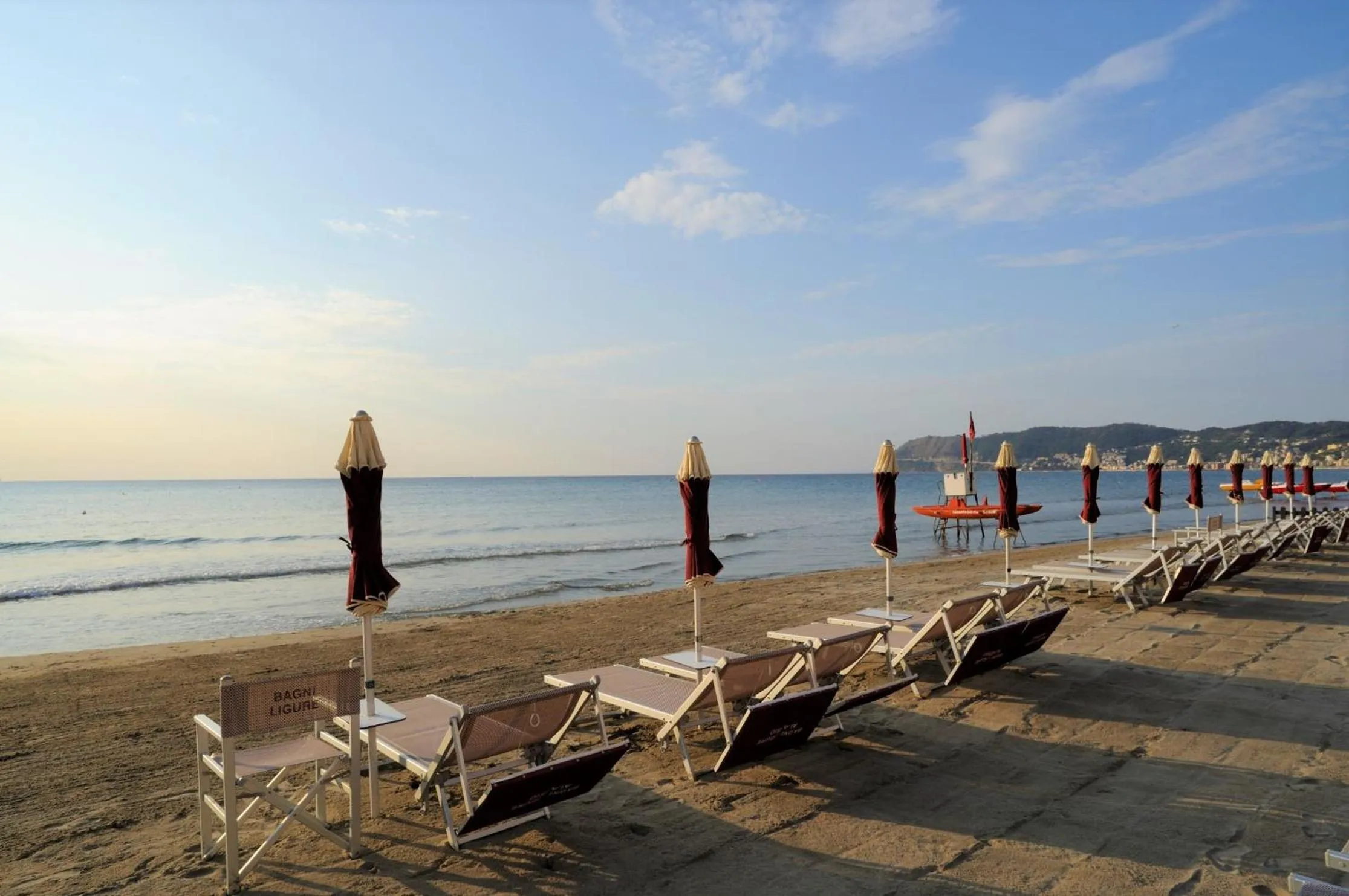 Beach in Hotel Ligure