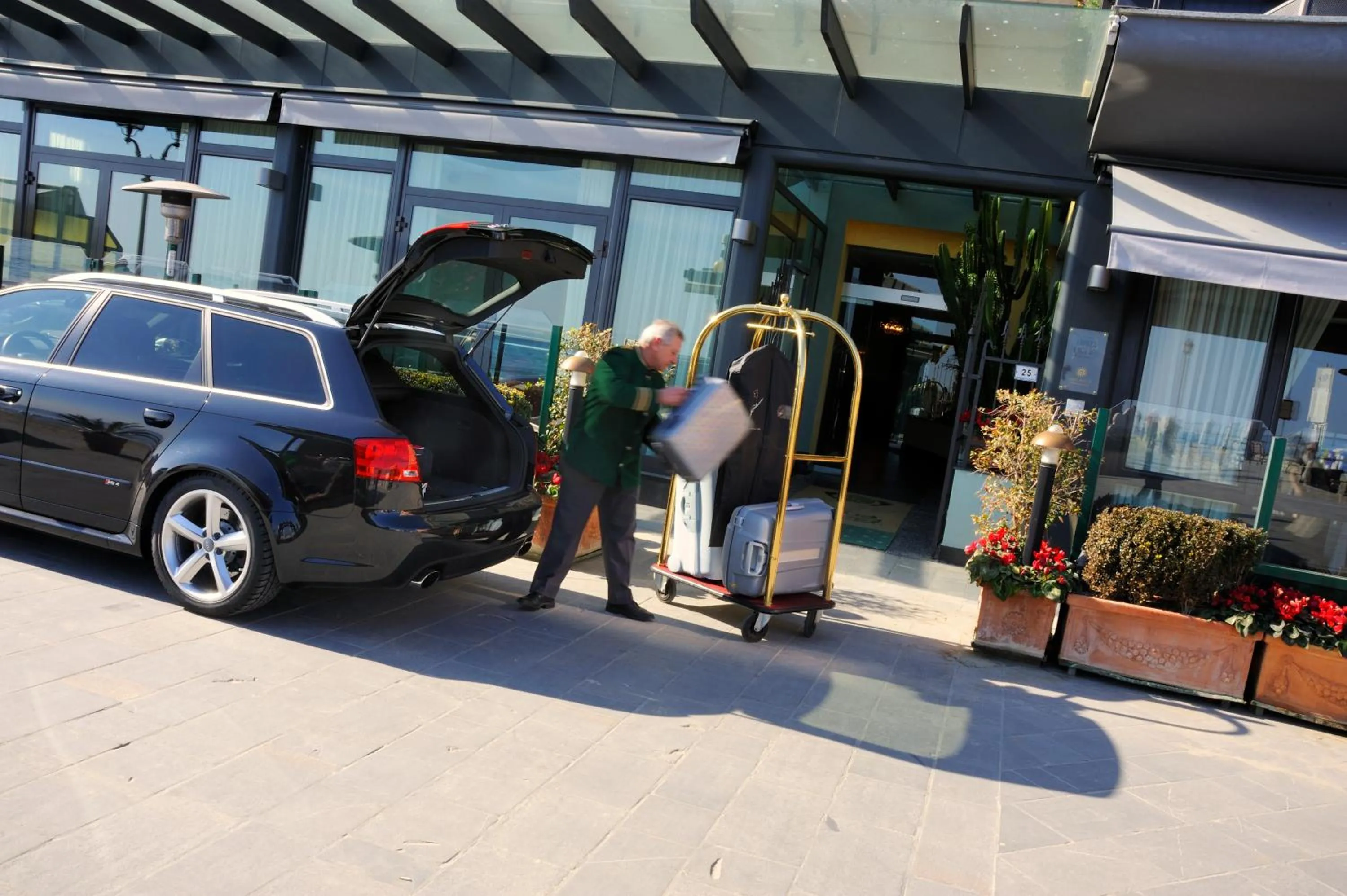 Facade/entrance in Hotel Ligure