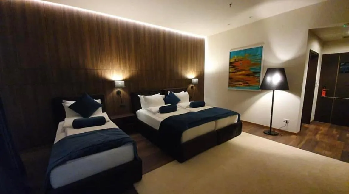 Bed in Premium Park Hotel