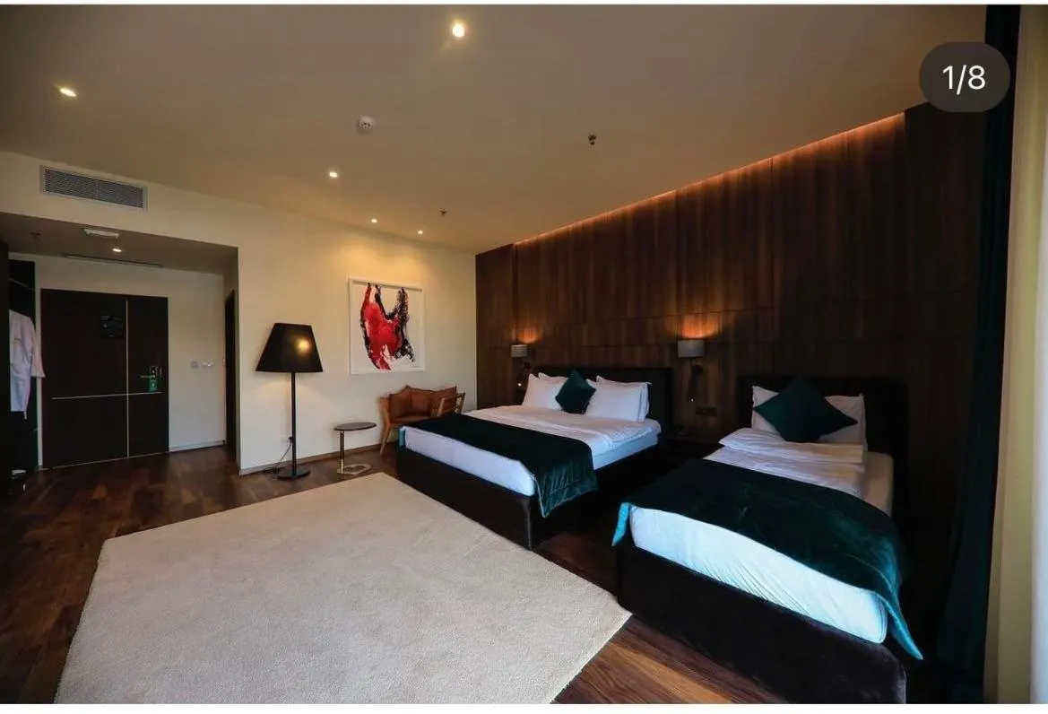 Bed in Premium Park Hotel