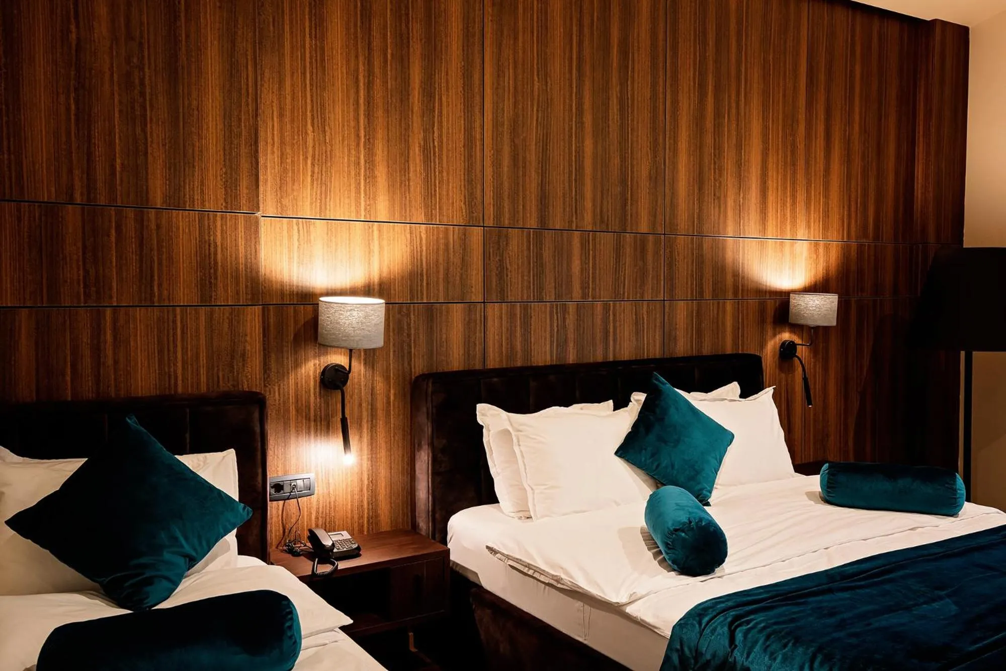 Bed in Premium Park Hotel