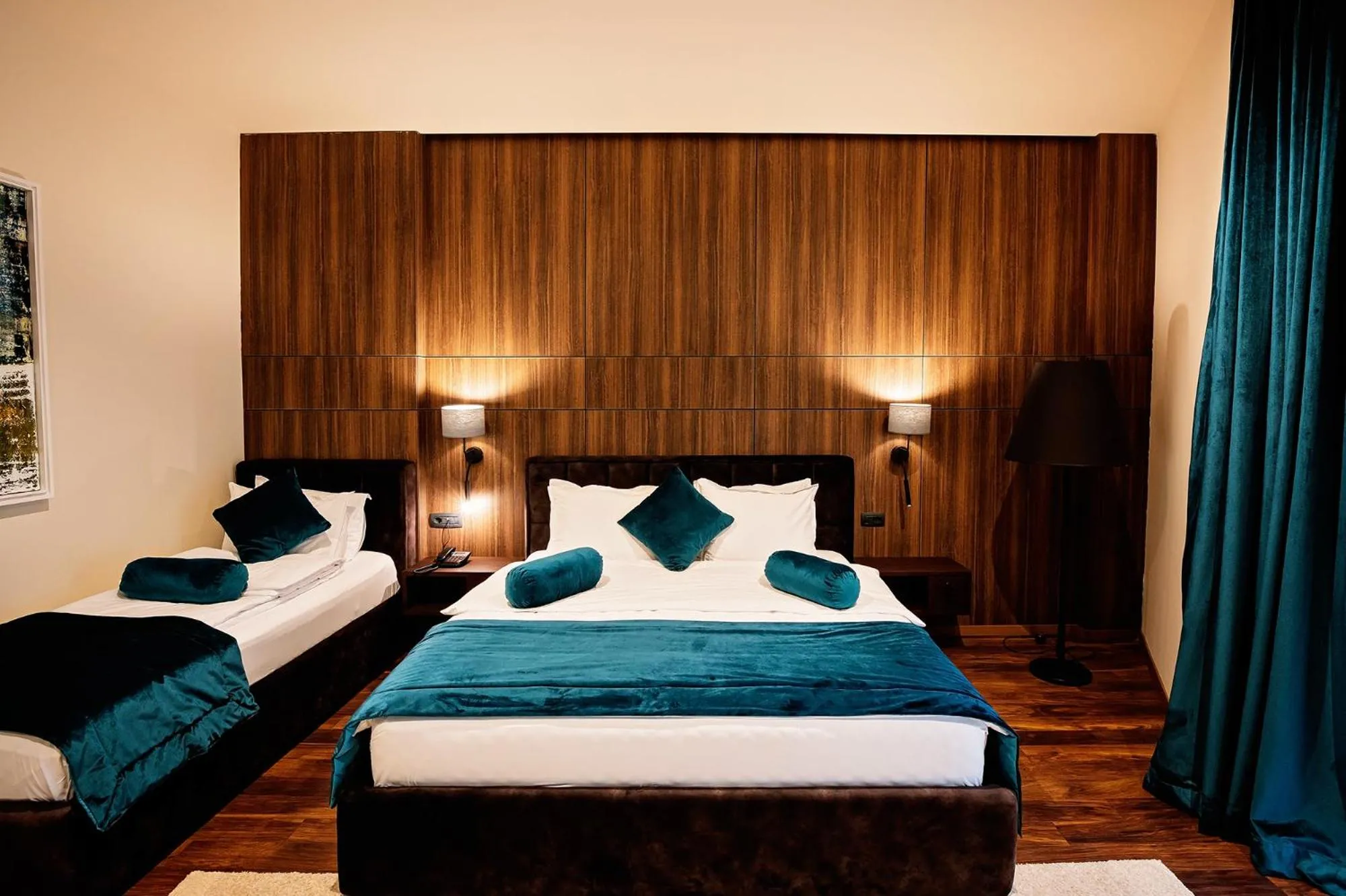 Bed in Premium Park Hotel