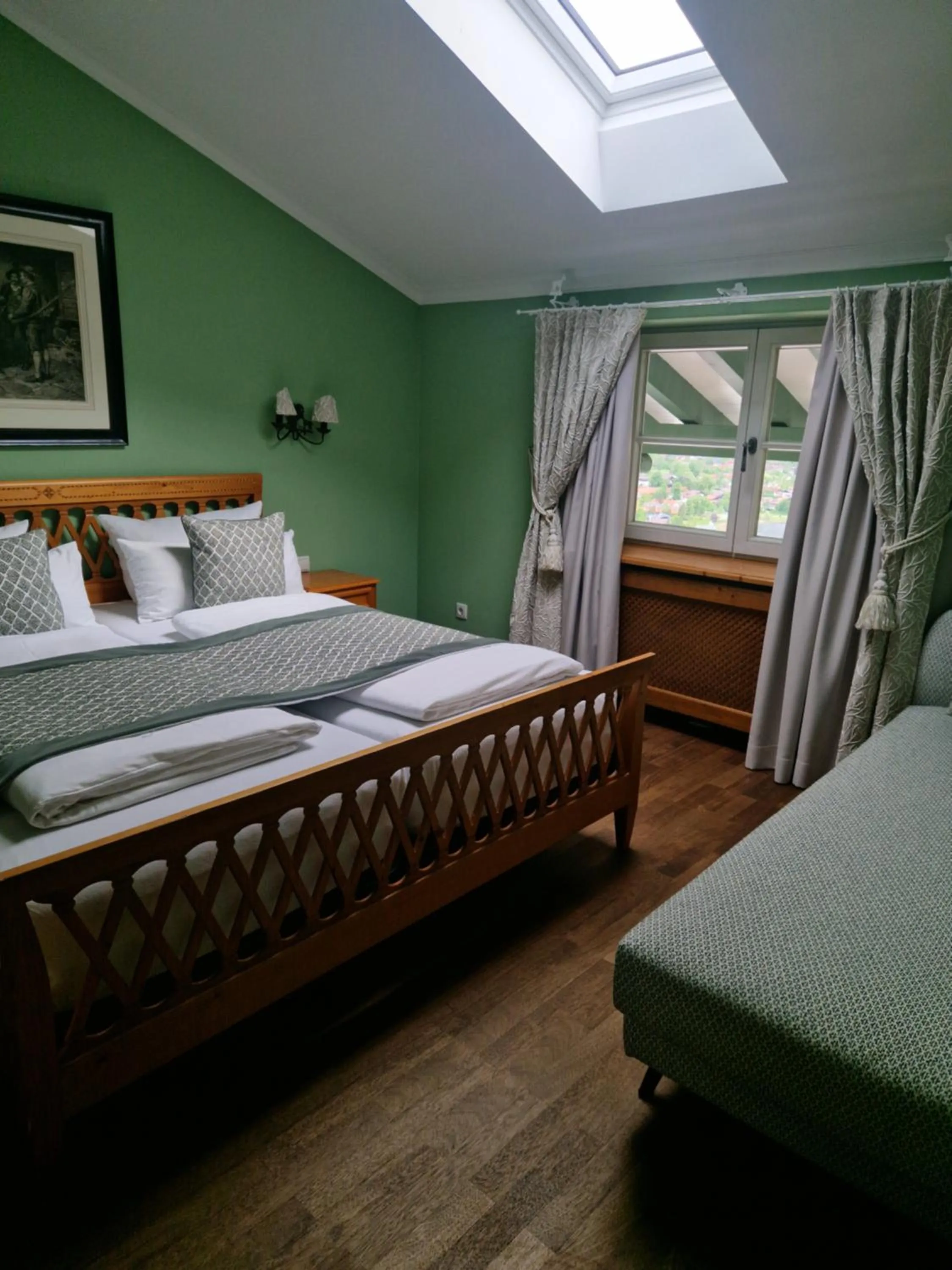 Bed in Hotel Leeberghof