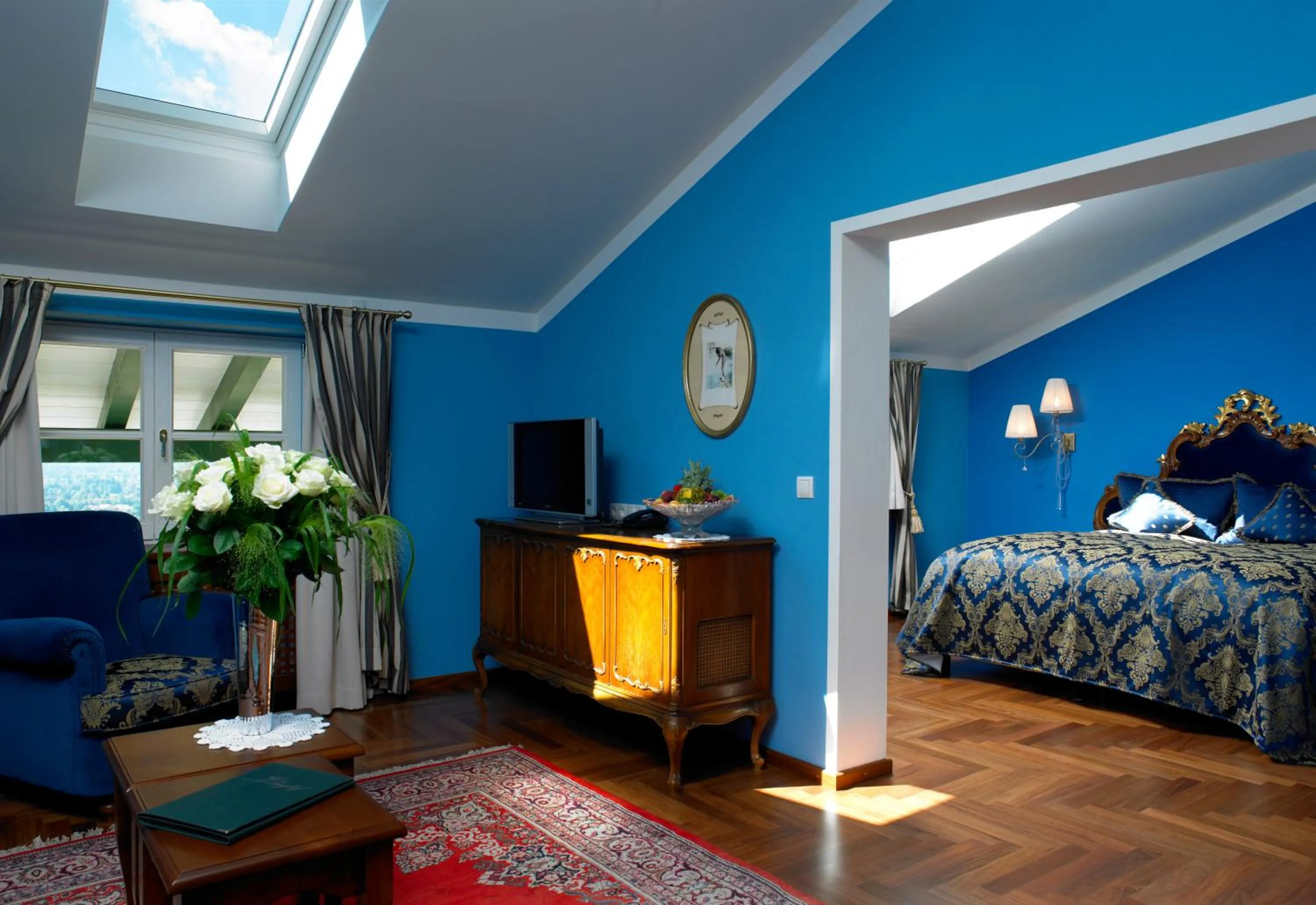 Bed in Hotel Leeberghof