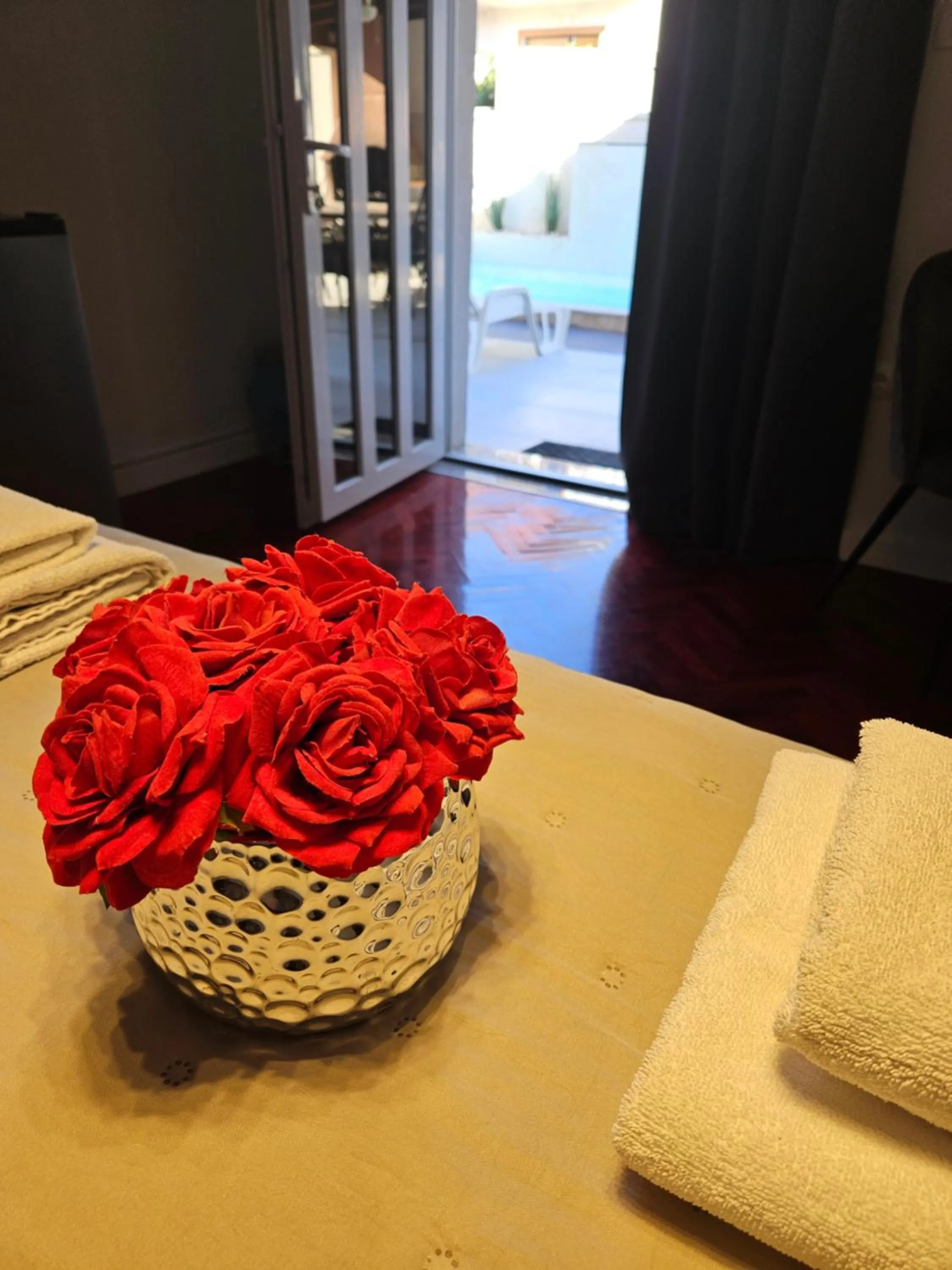 Deluxe Double Room in Apartments Benic with a heated pool