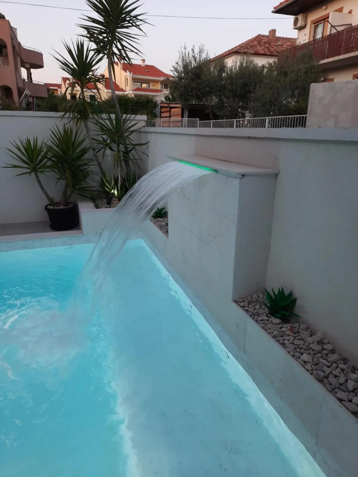 Apartments Benic with a heated pool