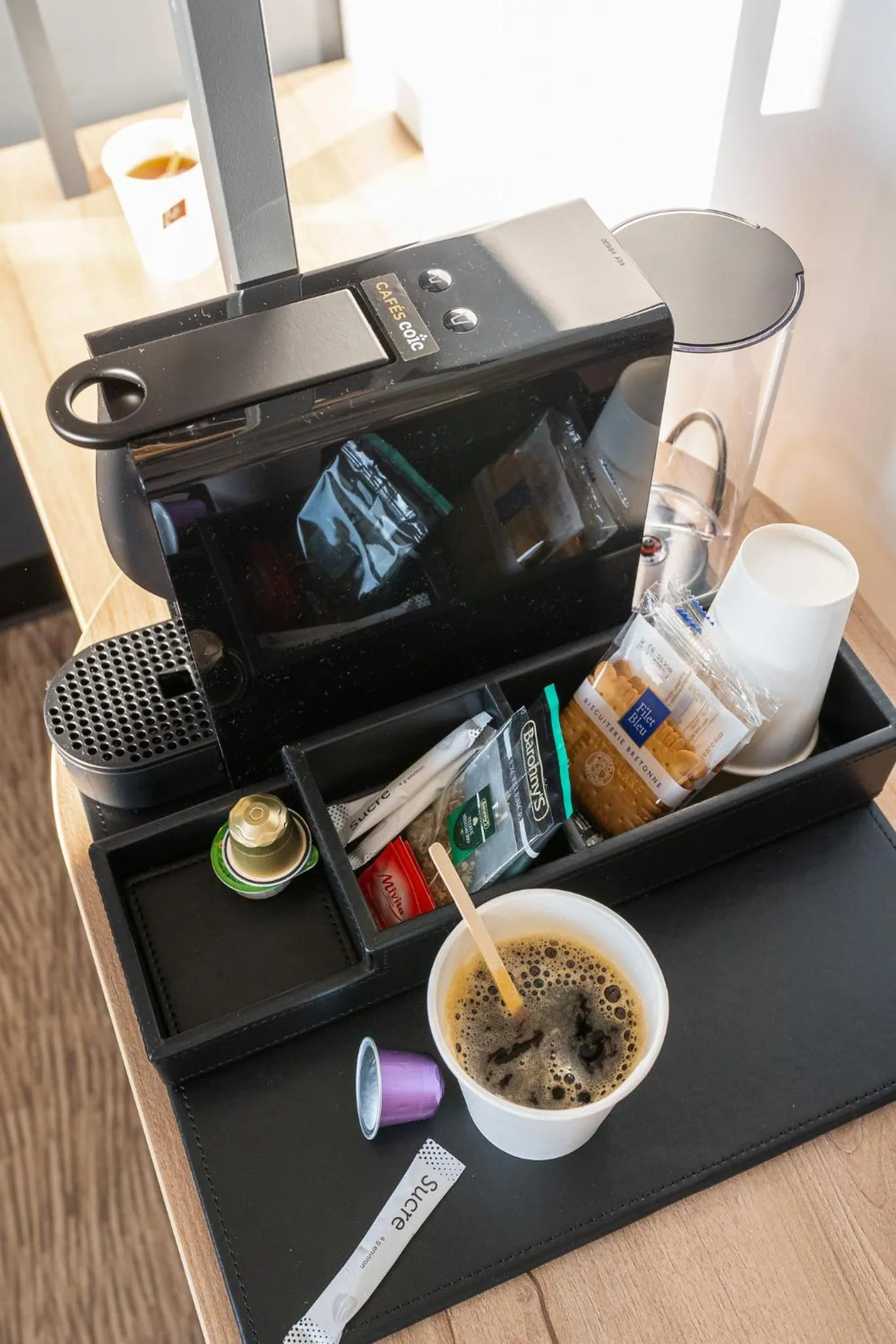 Coffee/tea facilities in B&B HOTEL Rouen Centre Rive Droite