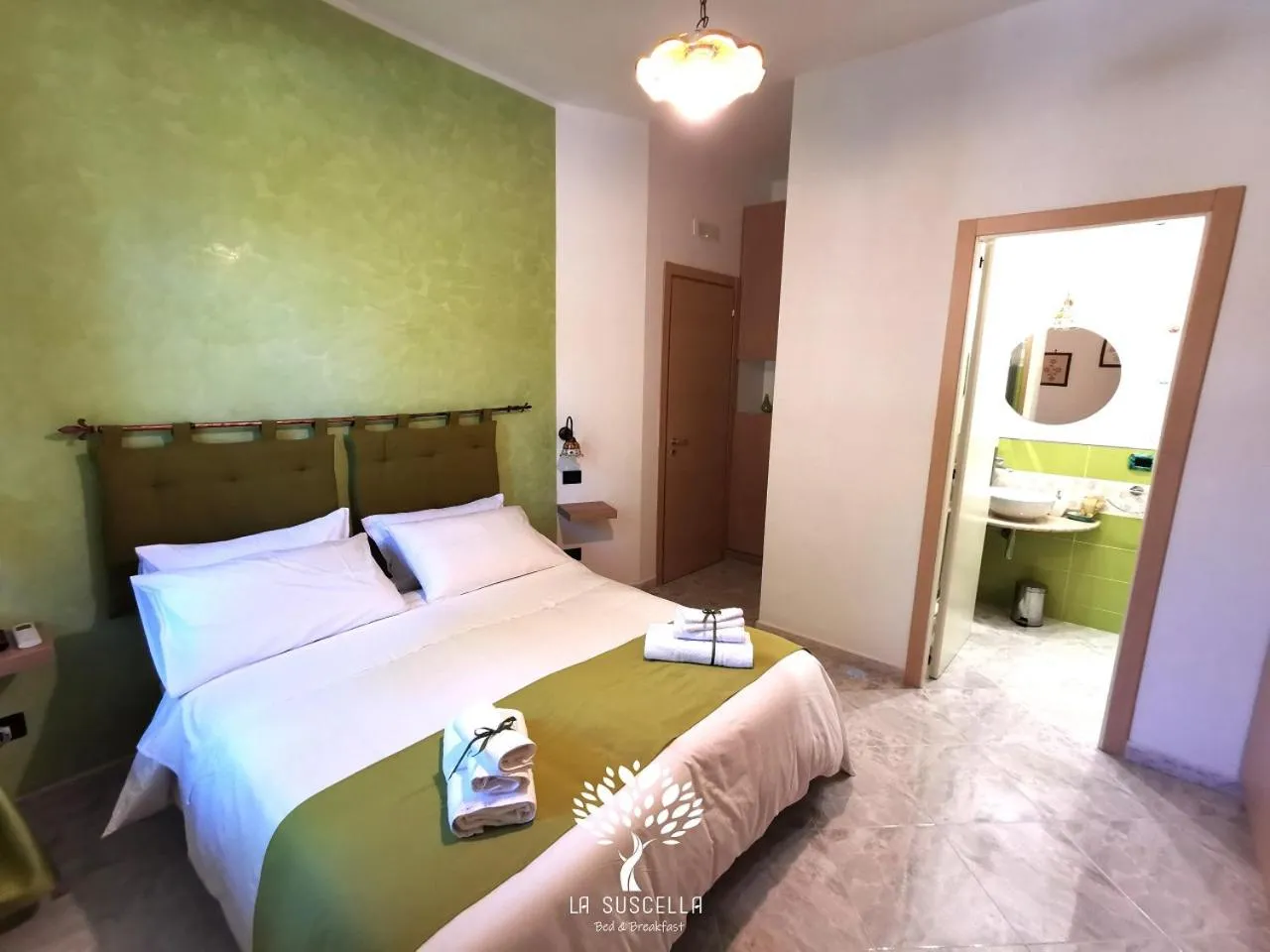 Bed in La Suscella Bed & Breakfast