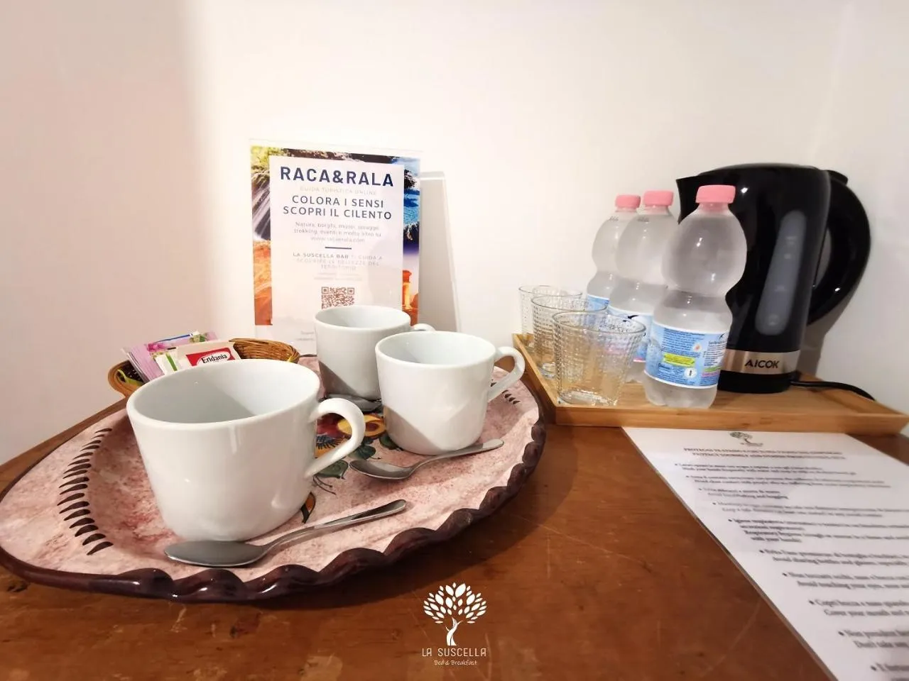 Coffee/tea facilities in La Suscella Bed & Breakfast