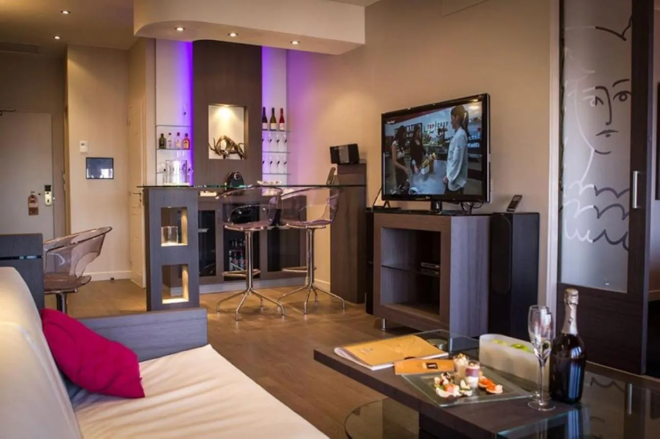 Living room in Hôtel & Spa Vatel