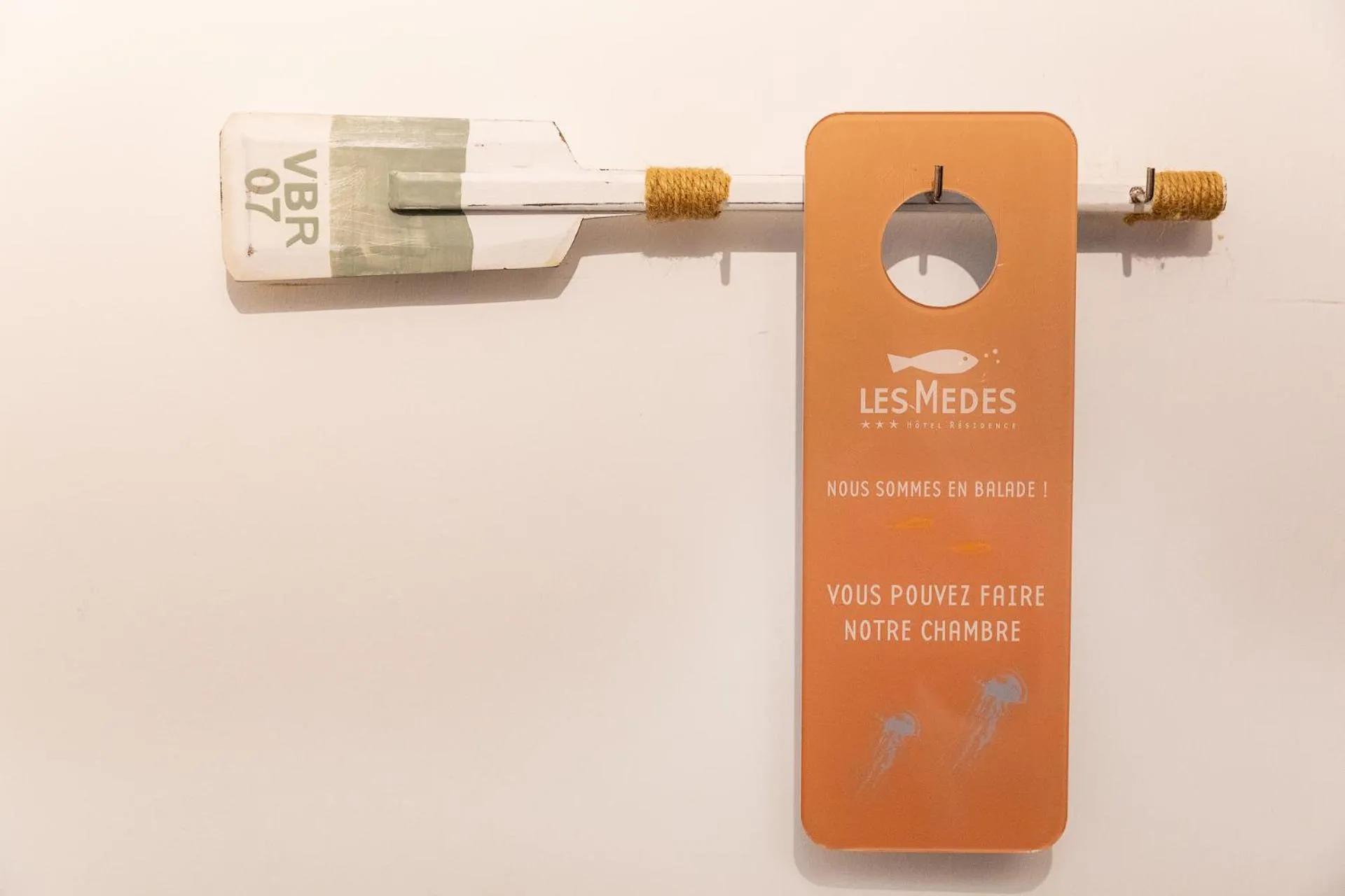 Decorative detail in Hotel Residence Les Medes