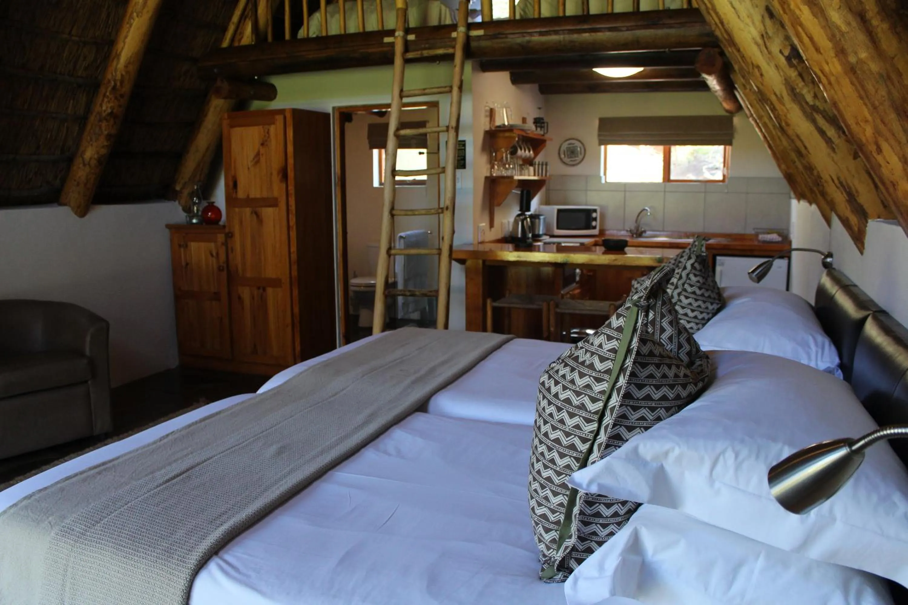 Bed in Ko Ka Tsara Bush Camp