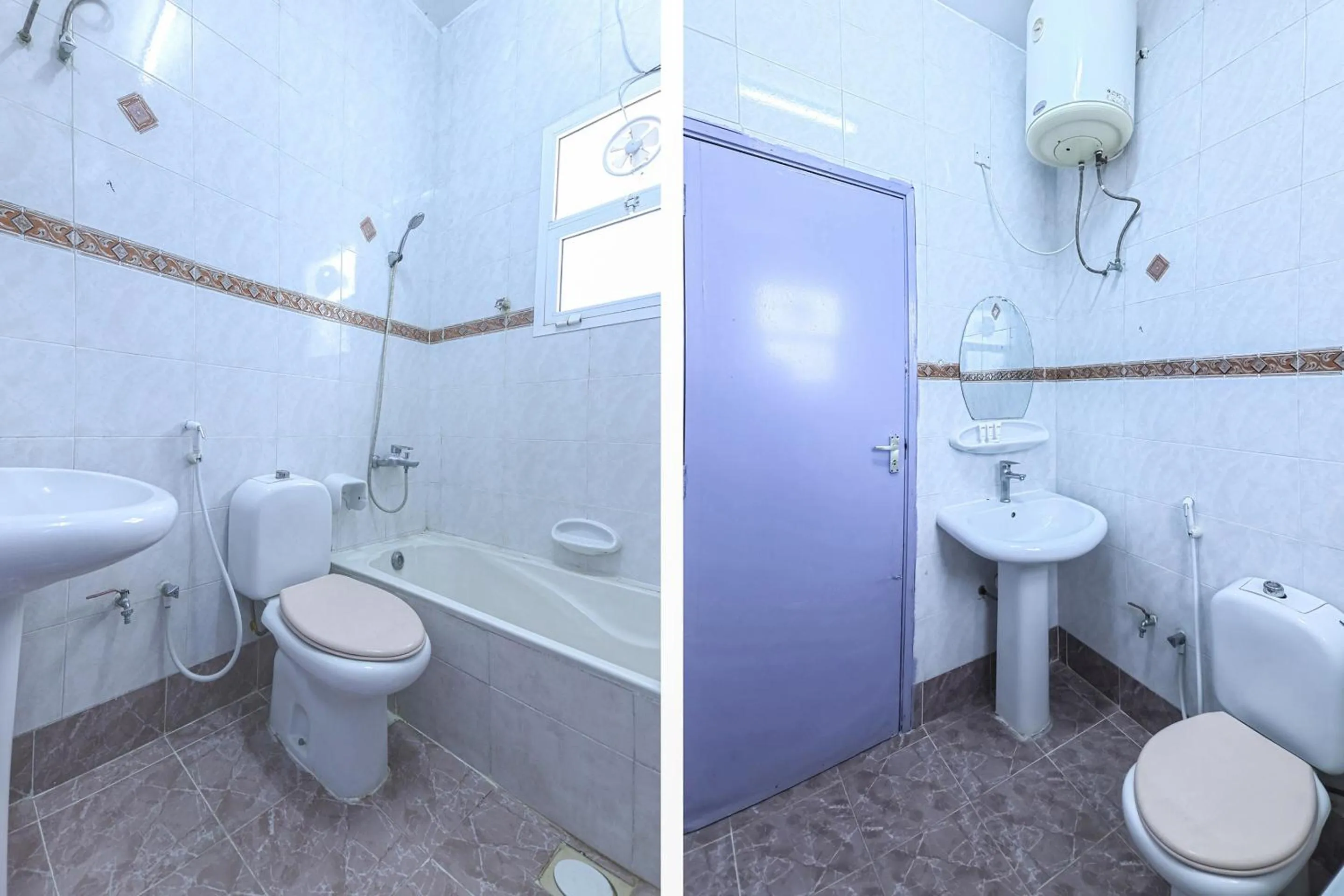 Bathroom in Super OYO 108 Marsa Al Masafar Hotel Apartment