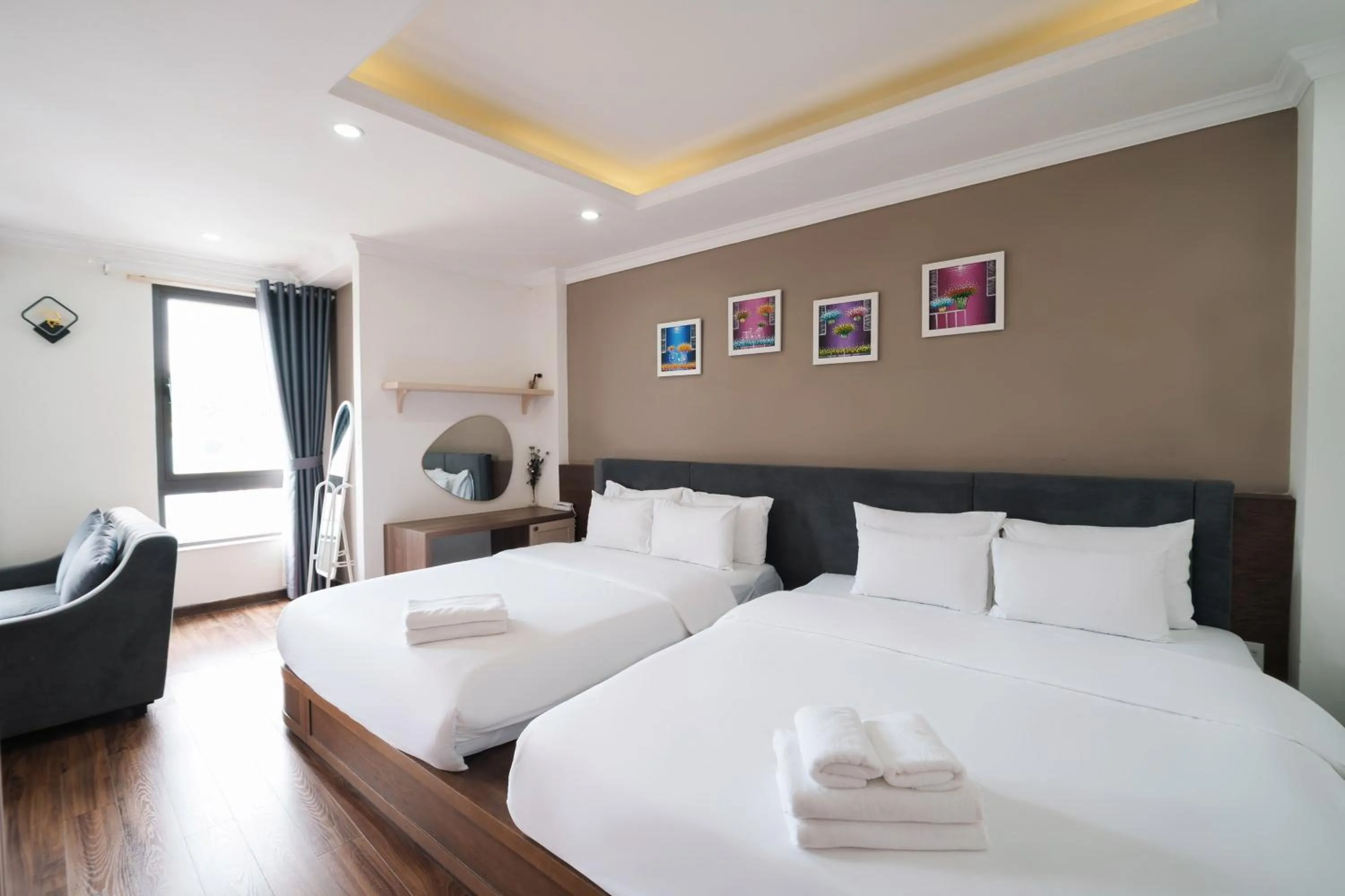 Bed in N Queen Apartment Hotel