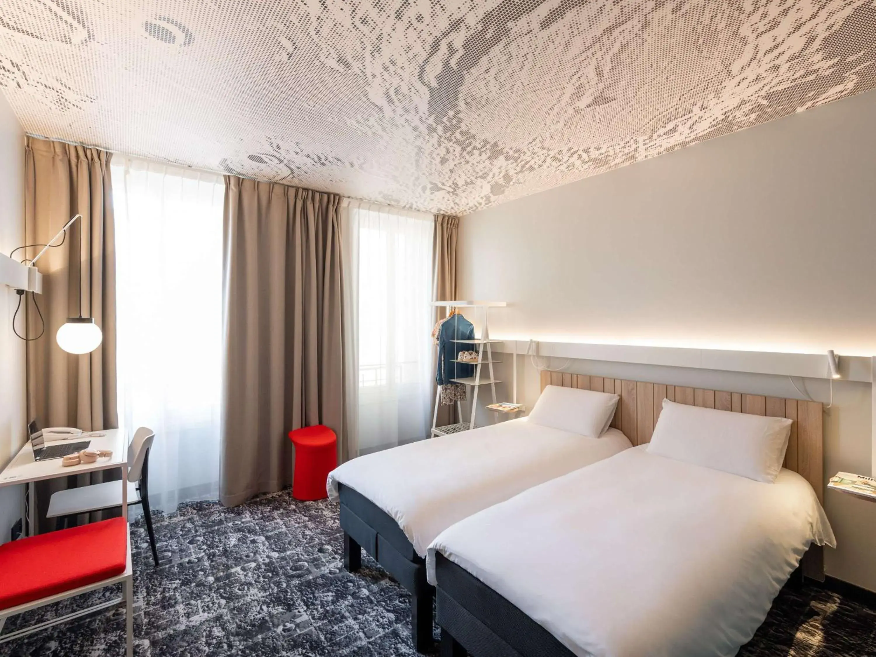 Bedroom, Bed in ibis Lyon Centre Perrache Bedroom, Bed in ibis Lyon Centre Perrache